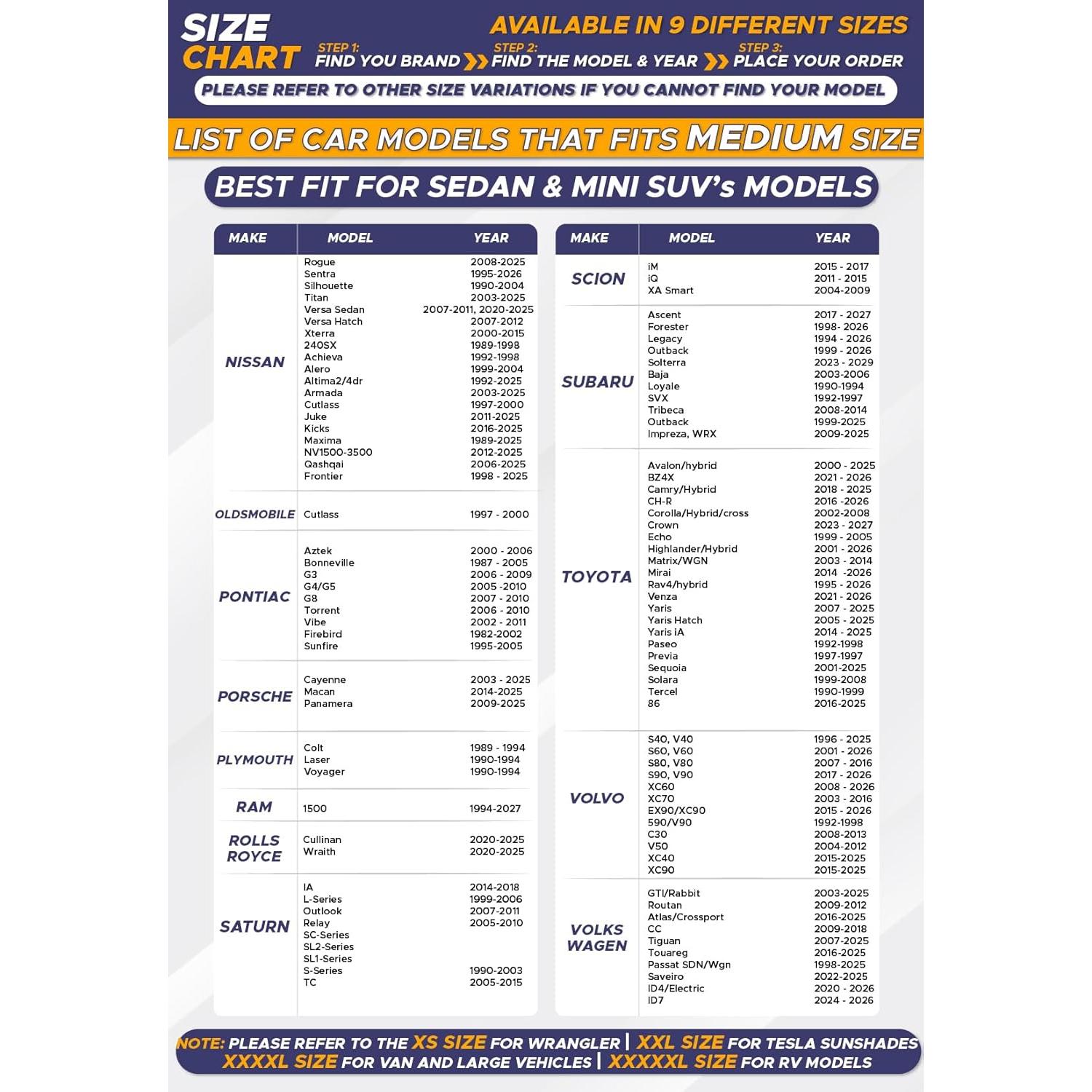 Protector Solar para Parabrisas EcoNour Mediano 162x81 cm B&W