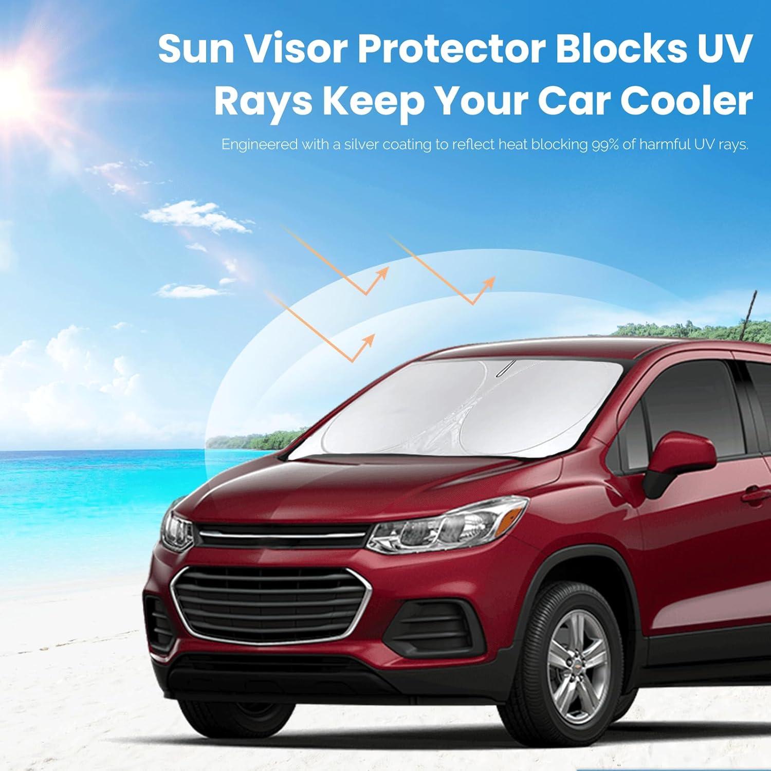 Parasoles Plegables BOODANCARS para Parabrisas Chevy Trax 2013-2025