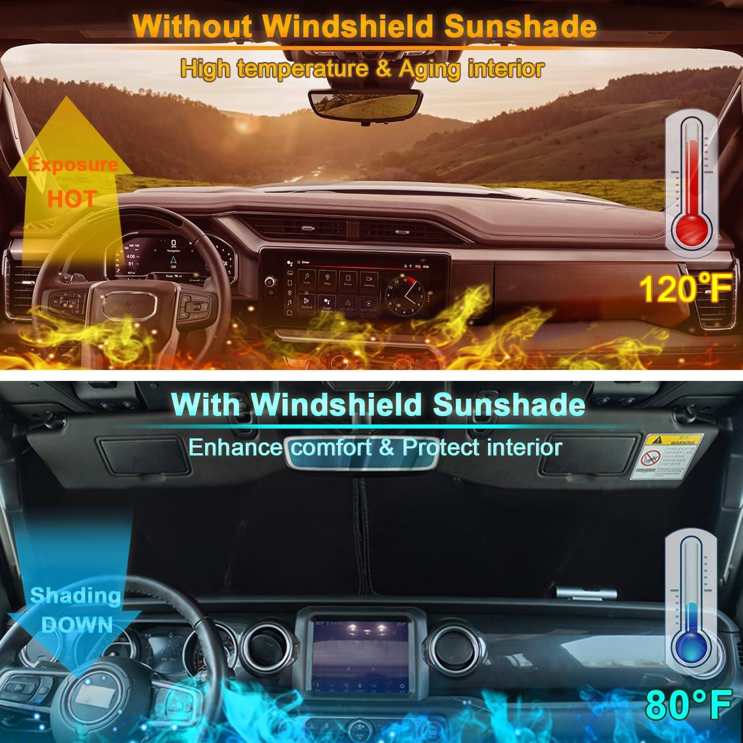 Protector Solar Parabrisas PIMCAR Jeep Wrangler JL 2018-2025