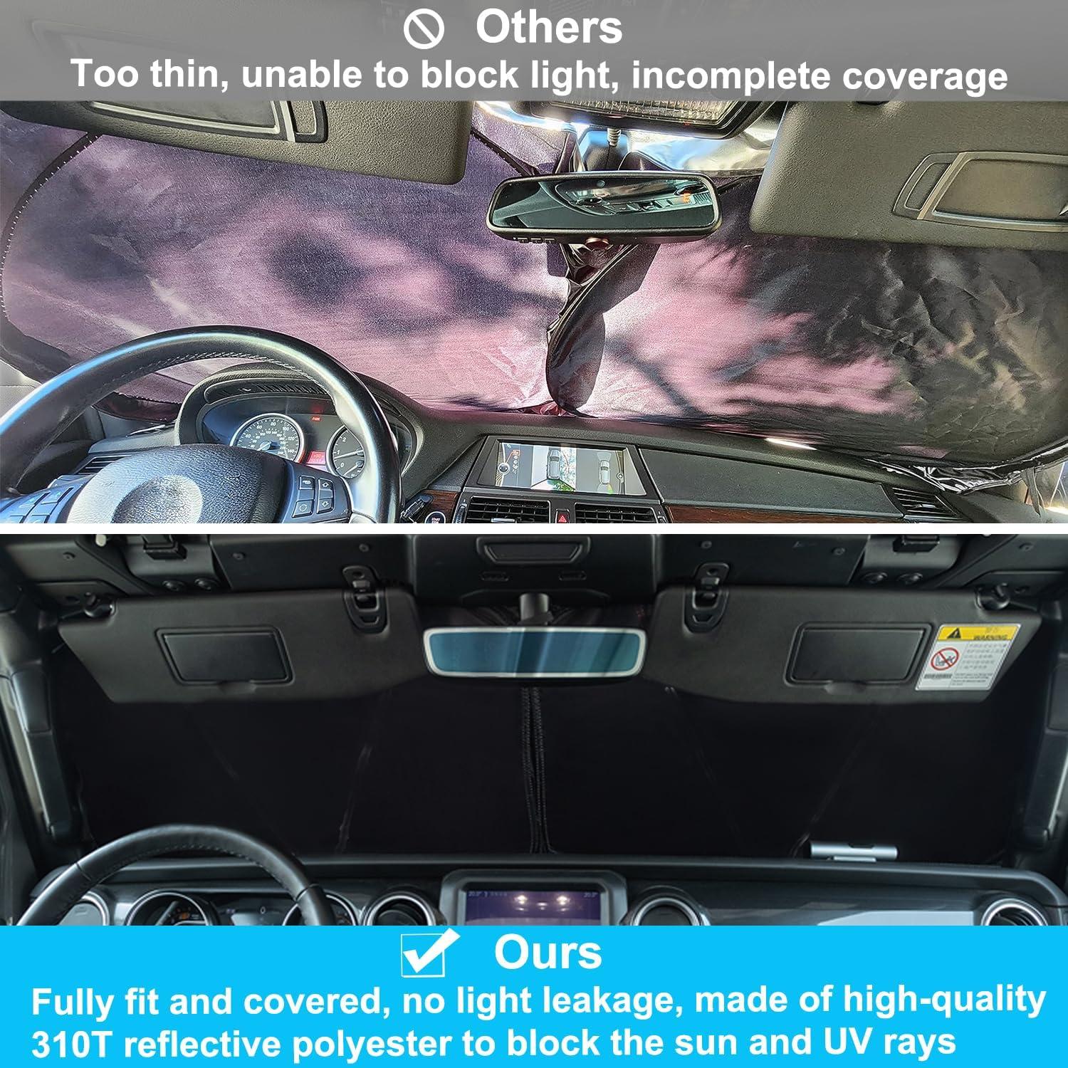 Protector Solar Parabrisas PIMCAR Jeep Wrangler JL 2018-2025