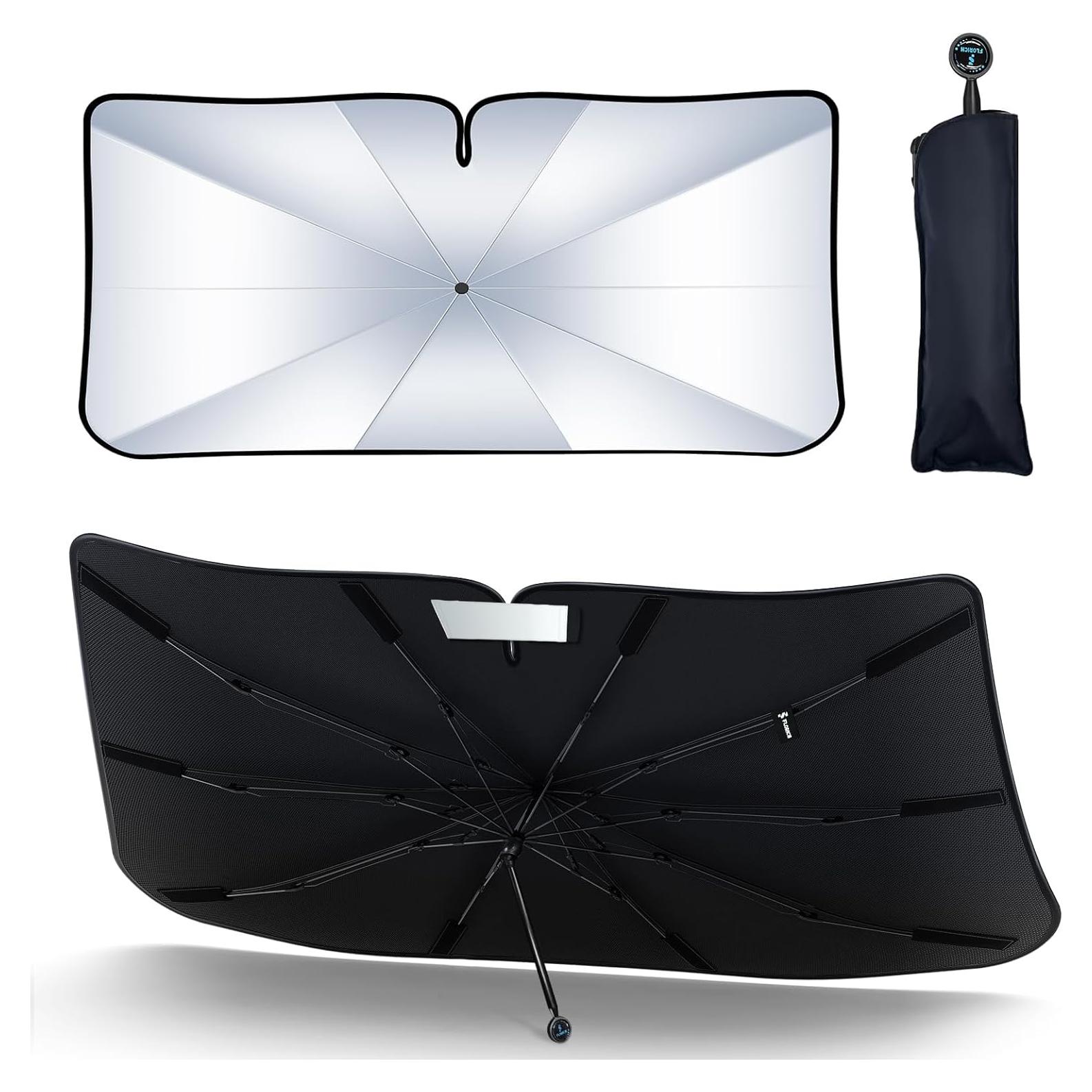 Parasol de Parabrisas Plegable FLORICH Plata Mediano 145x81cm