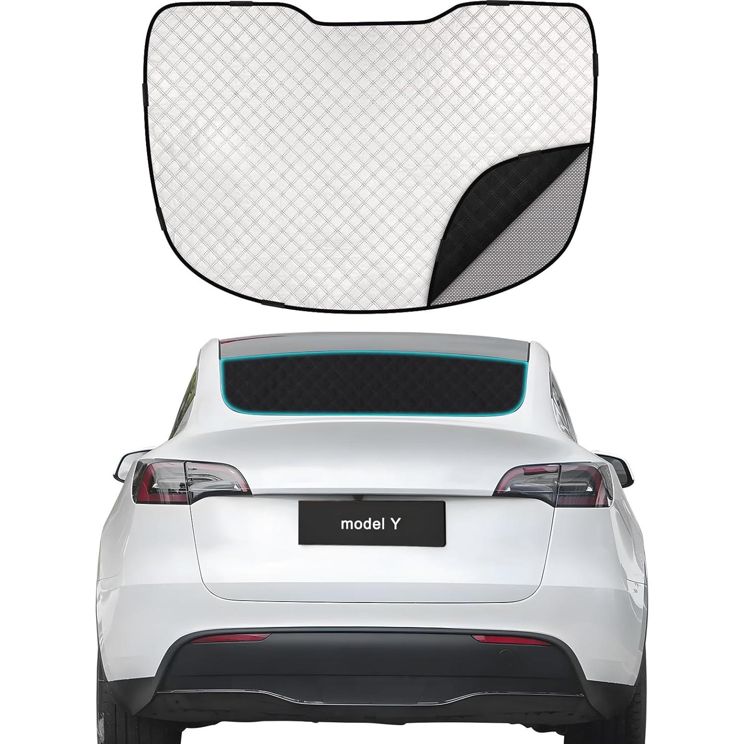 Parasol Trasero ZATOOTO para Tesla Model Y 2019-2024 Doble Capa