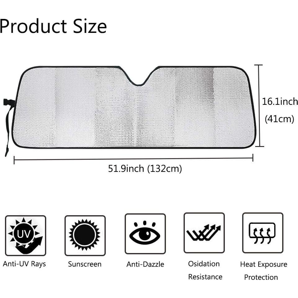 Sombra Solar Big Hippo para Parabrisas Jeep Wrangler 2007-2023