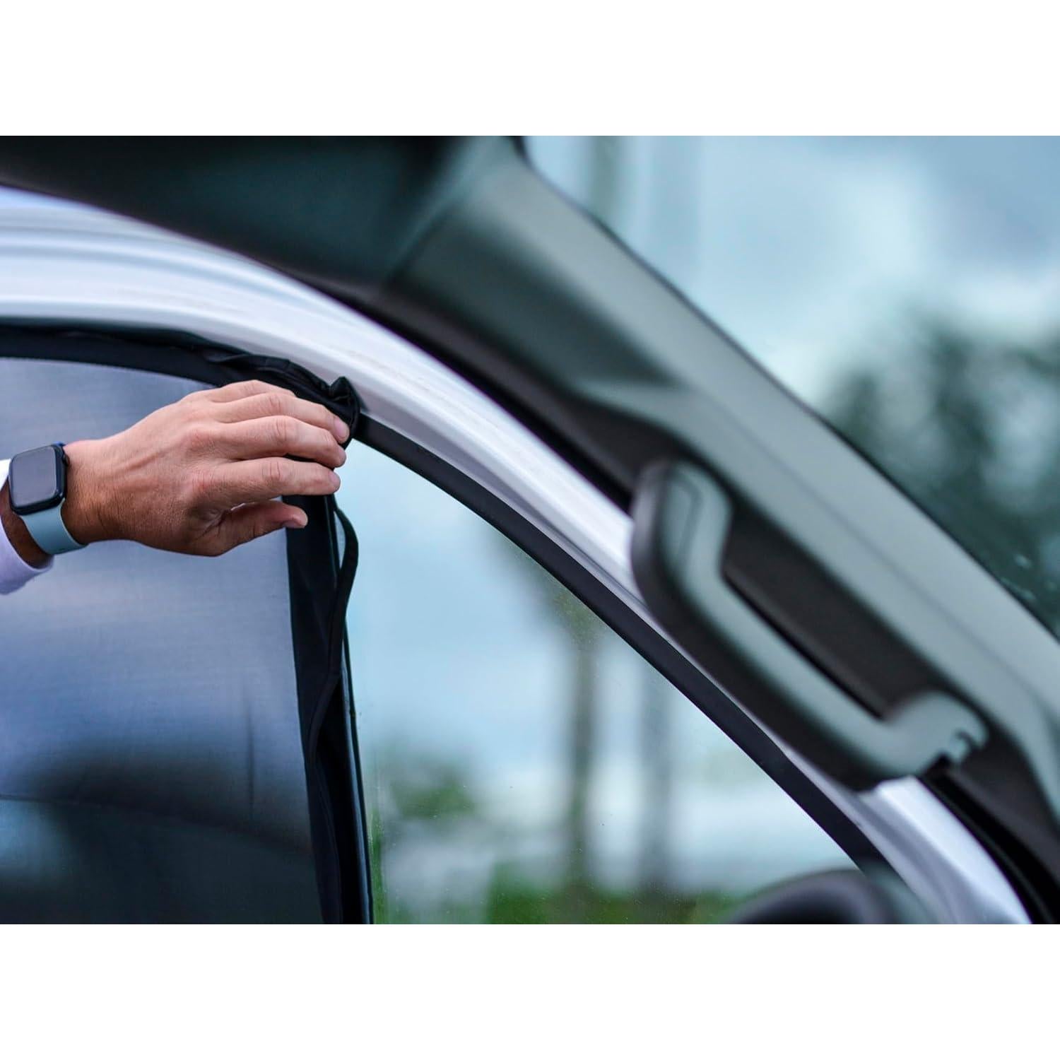 Sombrilla Magnética para Ventana Lateral de Coche Bayan - Grande para Furgonetas