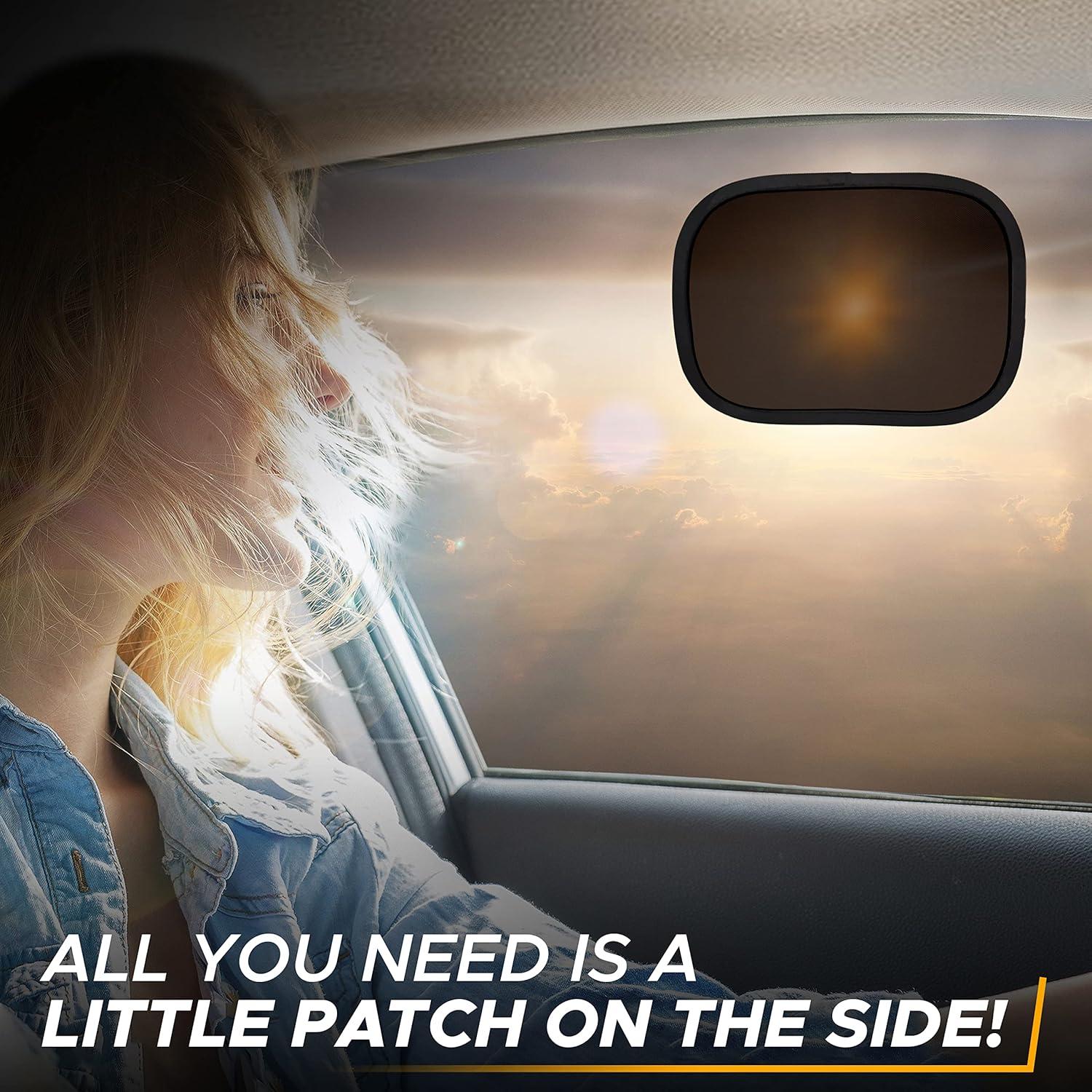 Película Solar Adherente EcoNour para Ventana de Coche 24x17cm