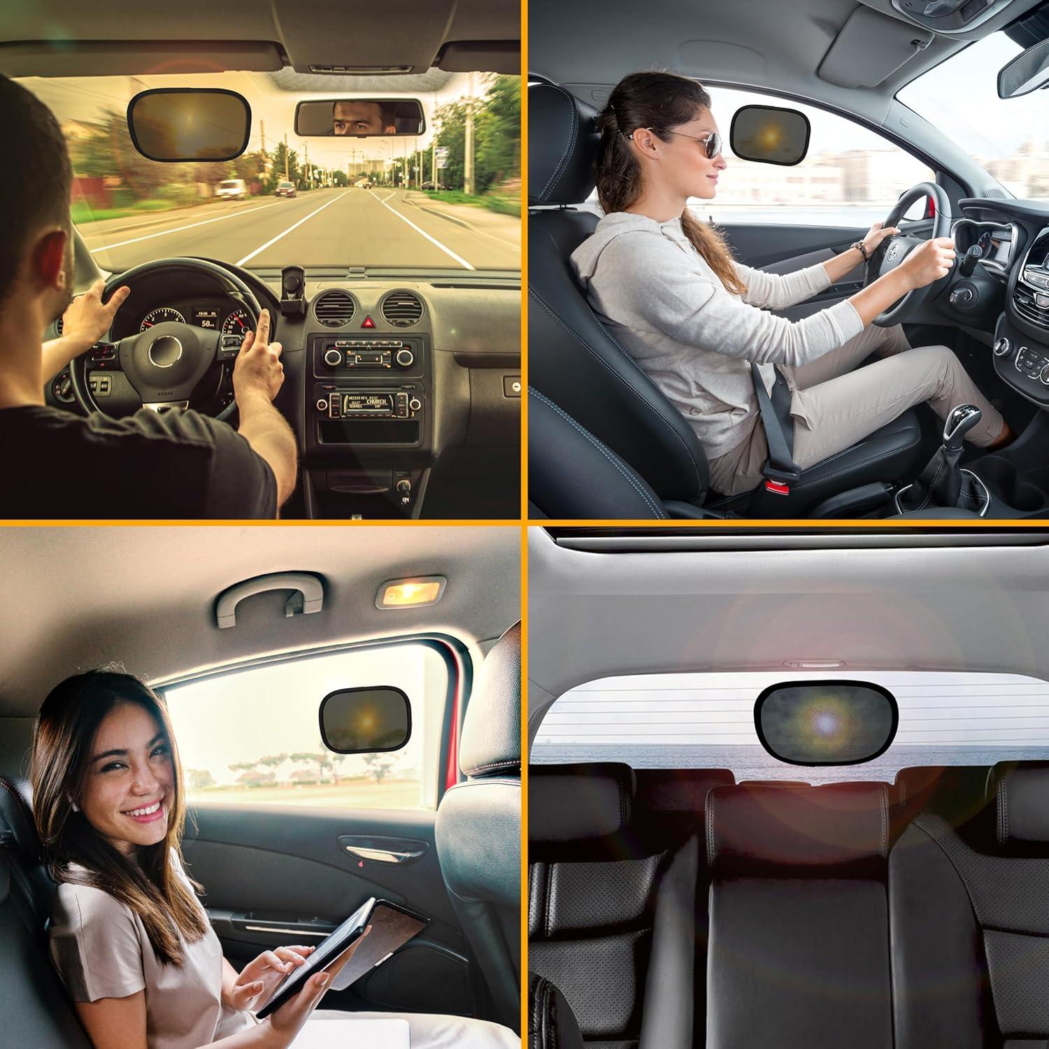 Película Solar Adherente EcoNour para Ventana de Coche 24x17cm