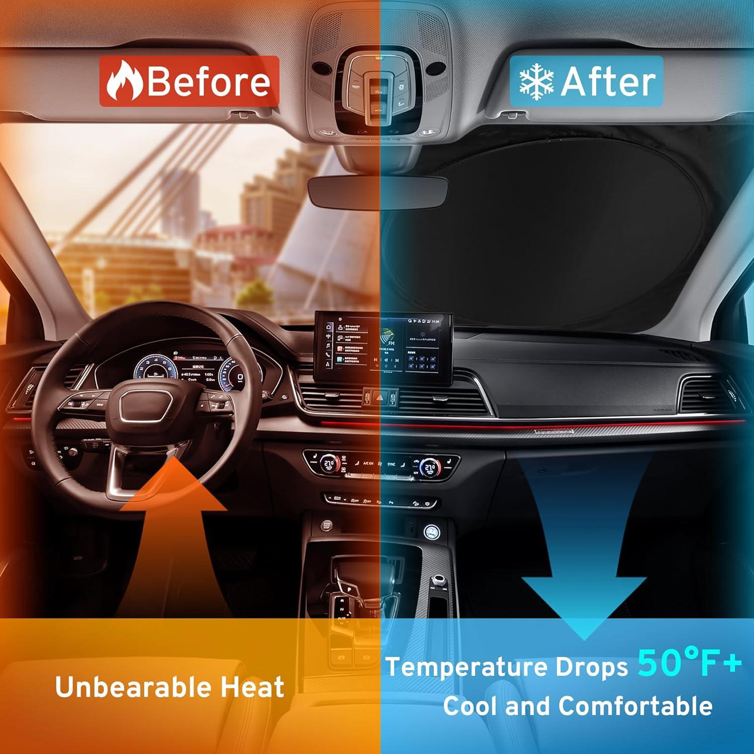 Protector Solar Parabrisas XHRING para Lexus IS ES LS RC CT UX