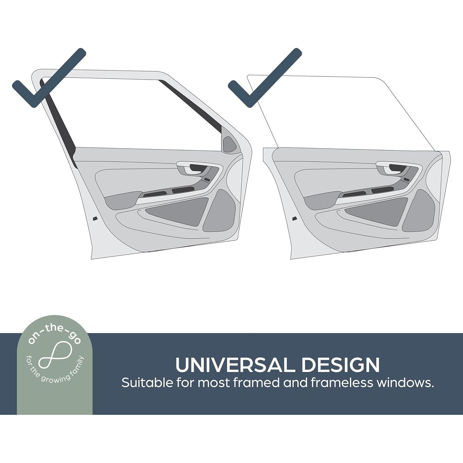 Sombra para Ventana de Auto Dreambaby Fit Over - 2 Unidades