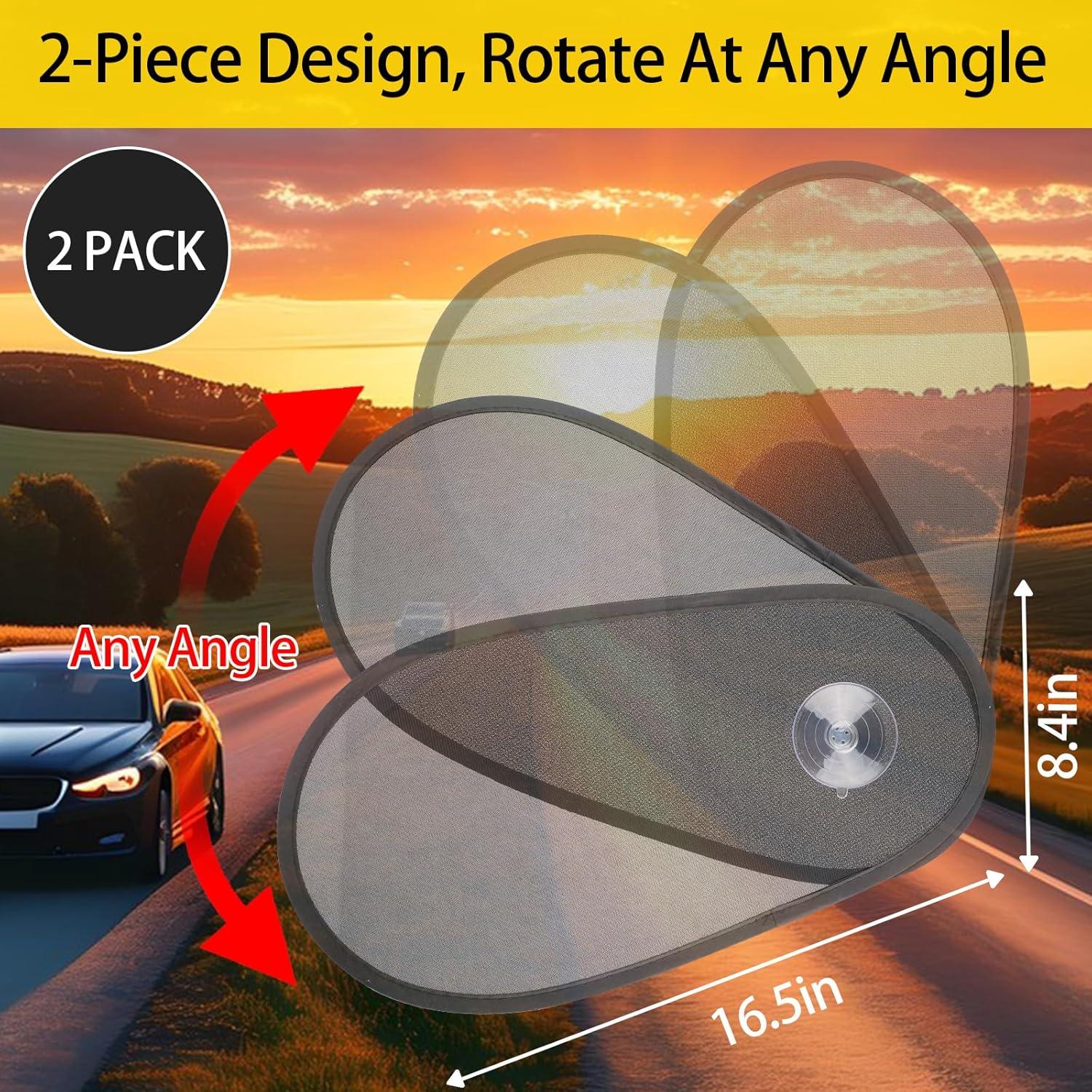 Sombrillas Ajustables para Ventanas Laterales WIILGN RC-2