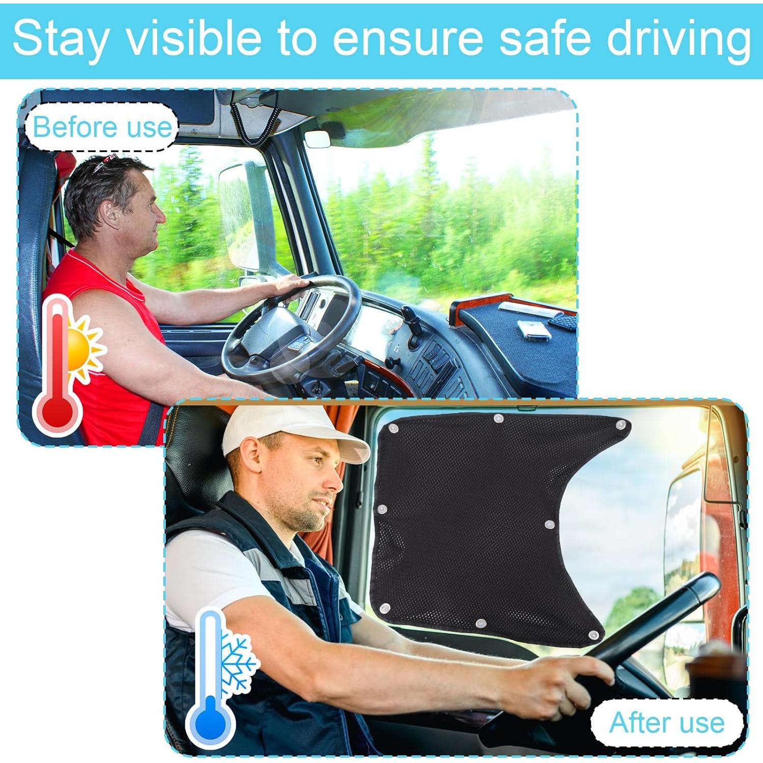 Sombrillas para Ventanas de Camiones BOXOB M14229 60x49cm 2 Piezas