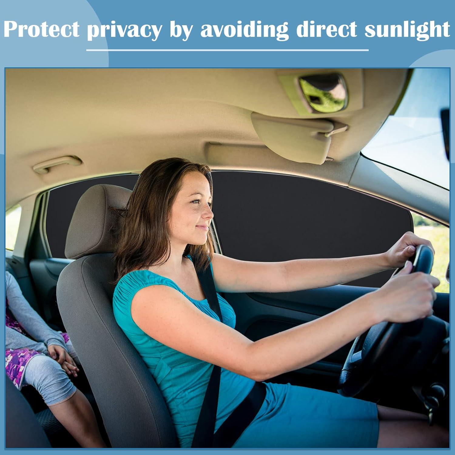 Cortinas de Ventana para Coche Tallew 4 Piezas Protección Solar