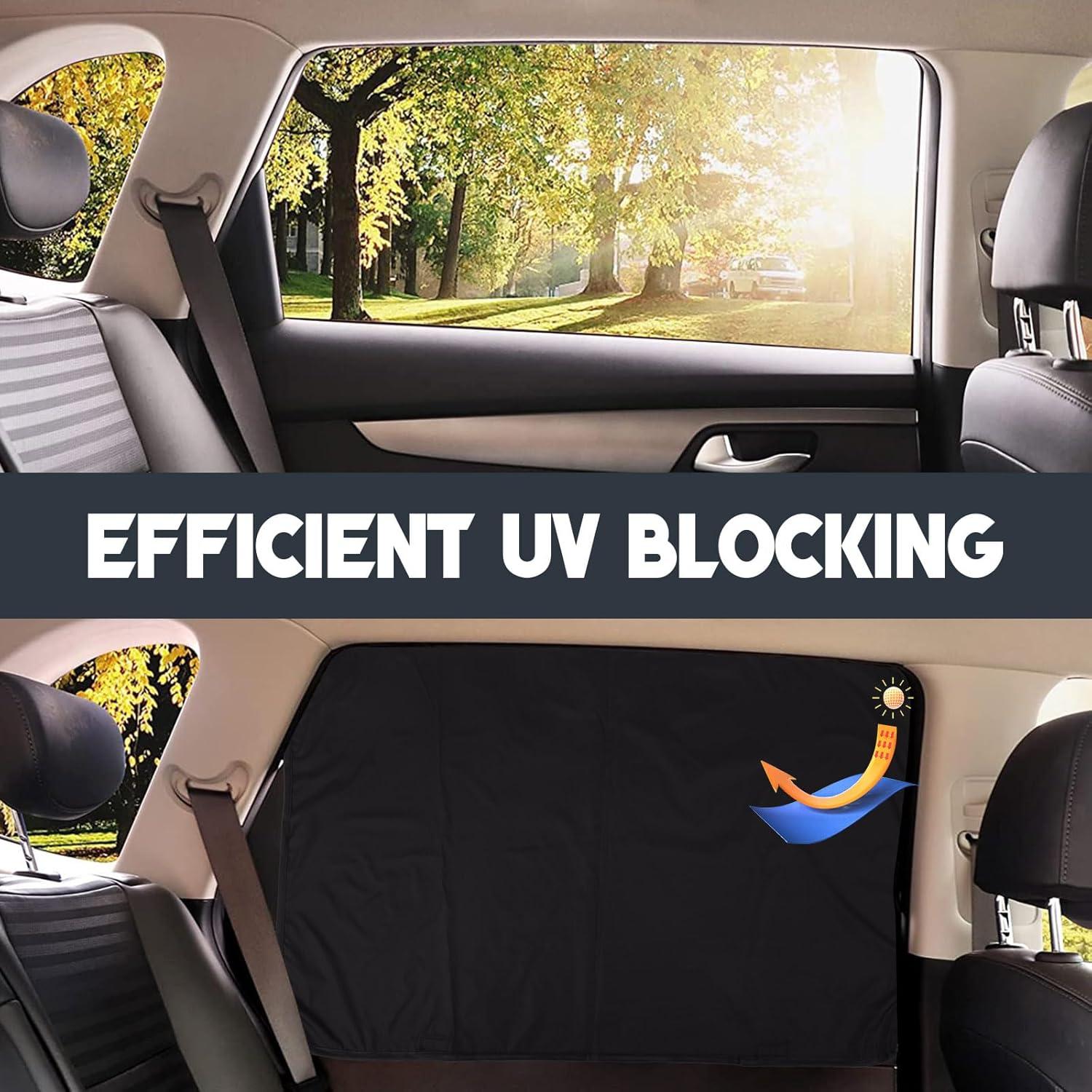 Cortinas de Ventana ZATOOTO 4 Pcs Magnéticas para Coche