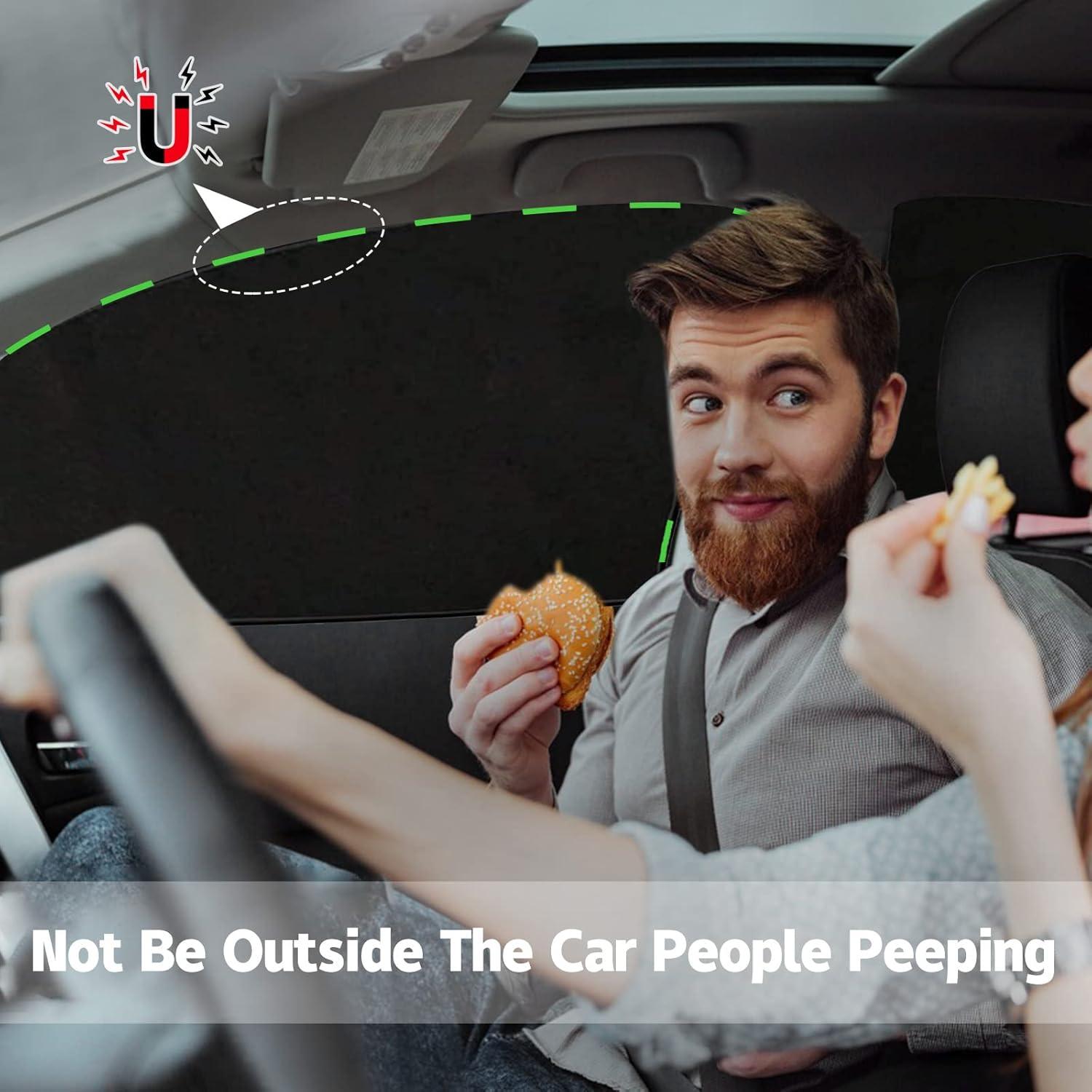 Cortinas de Ventana ZATOOTO 4 Pcs Magnéticas para Coche