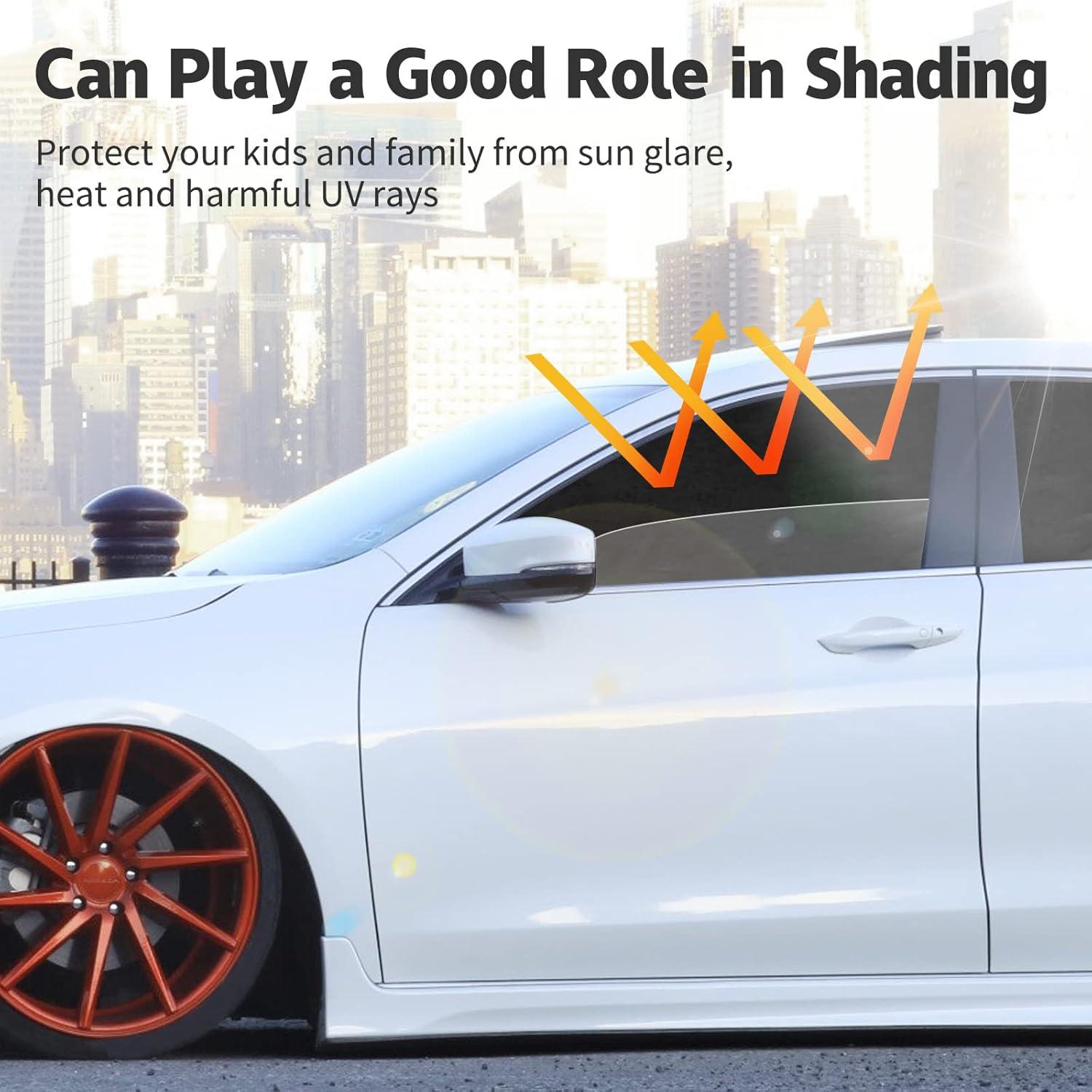 Cortinas de Ventana ZATOOTO 4 Pcs Magnéticas para Coche