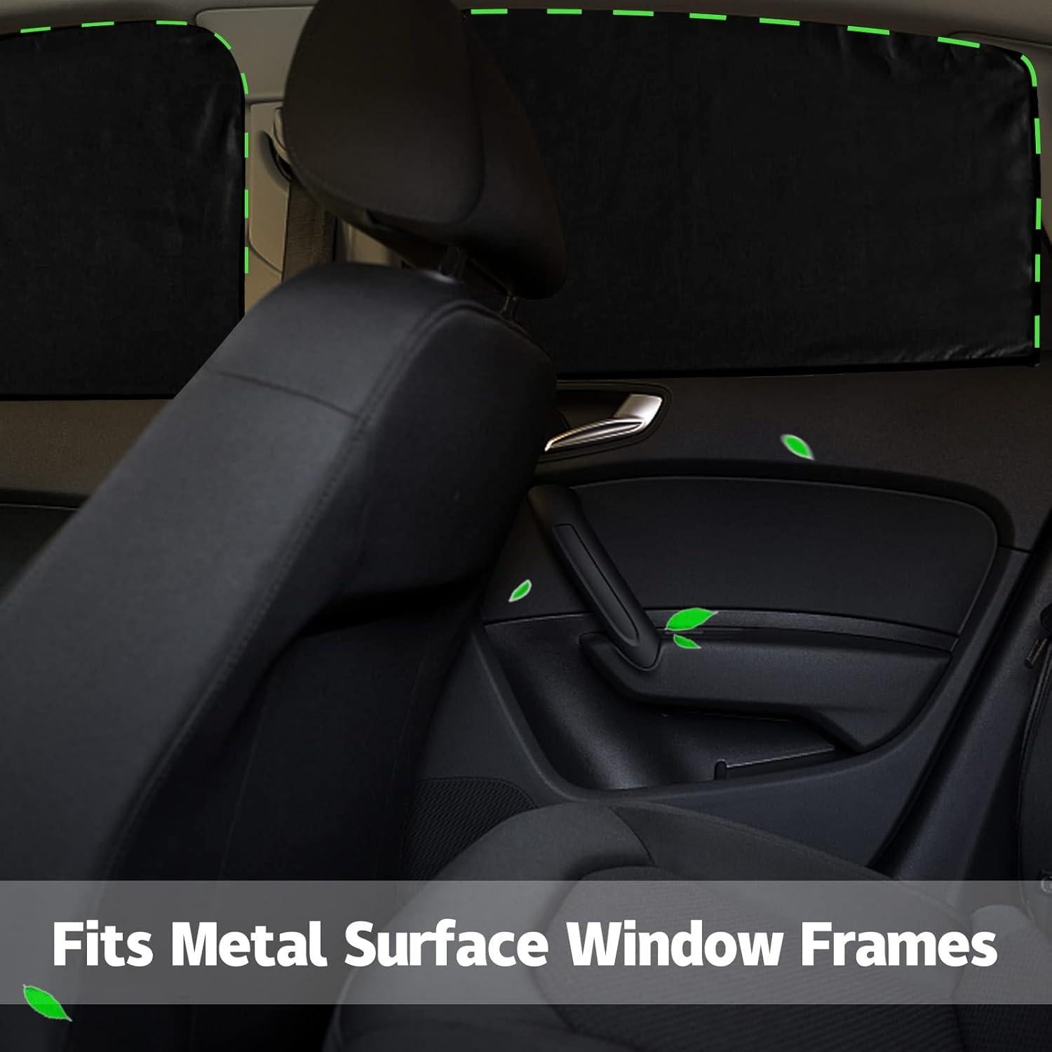 Cortinas de Ventana ZATOOTO 4 Pcs Magnéticas para Coche