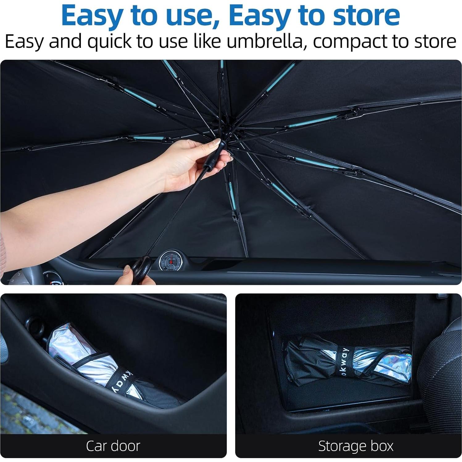 Parasol para Parabrisas Aokway FY01 Mediano 150x81.5cm UV