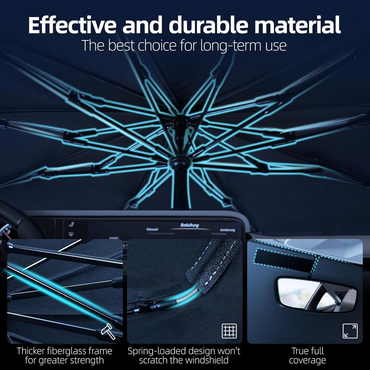 Parasol para Parabrisas Aokway FY01 Mediano 150x81.5cm UV