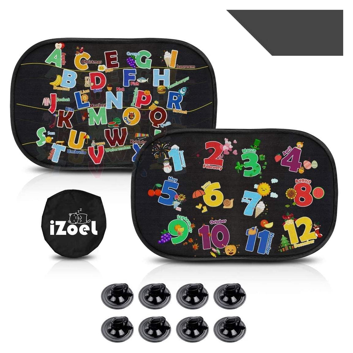 Protector Solar para Auto iZoeL 2 Piezas 80GSM UV ABC+123