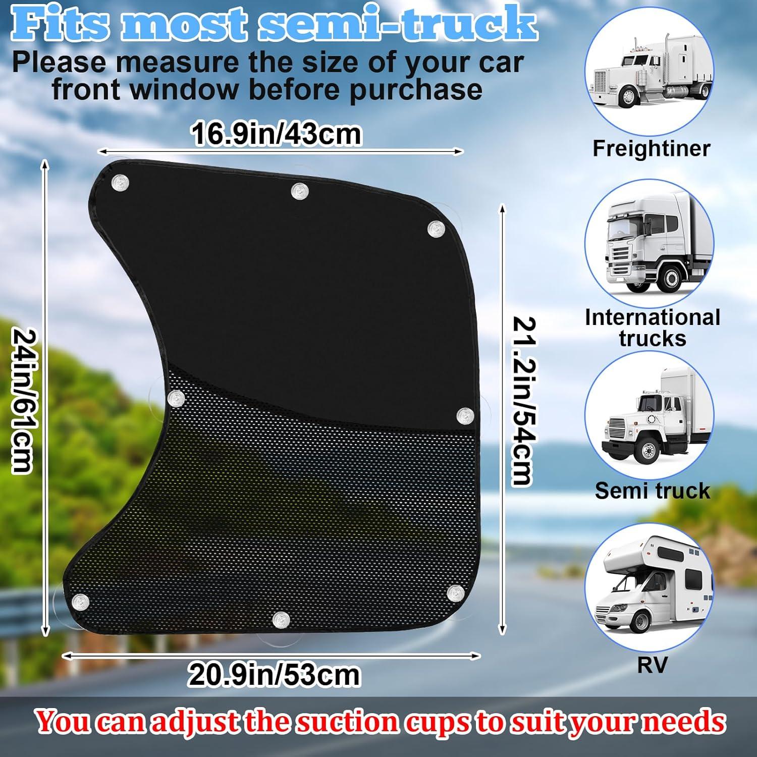 Sombrillas Laterales NNG para Camiones Semi 2PCS UV Protección