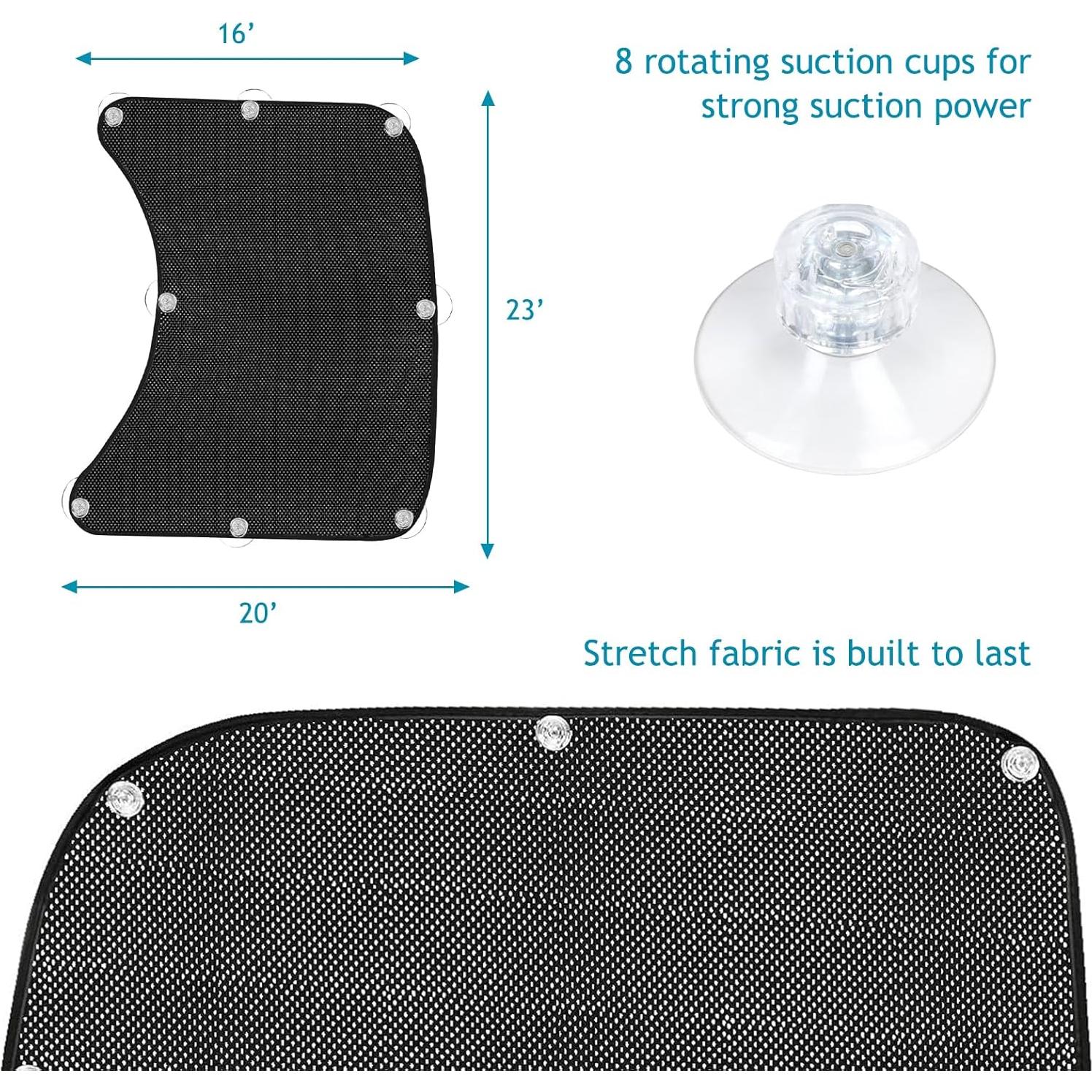 Sombrillas para Ventanas de Camiones Joqepy 60x45cm UV