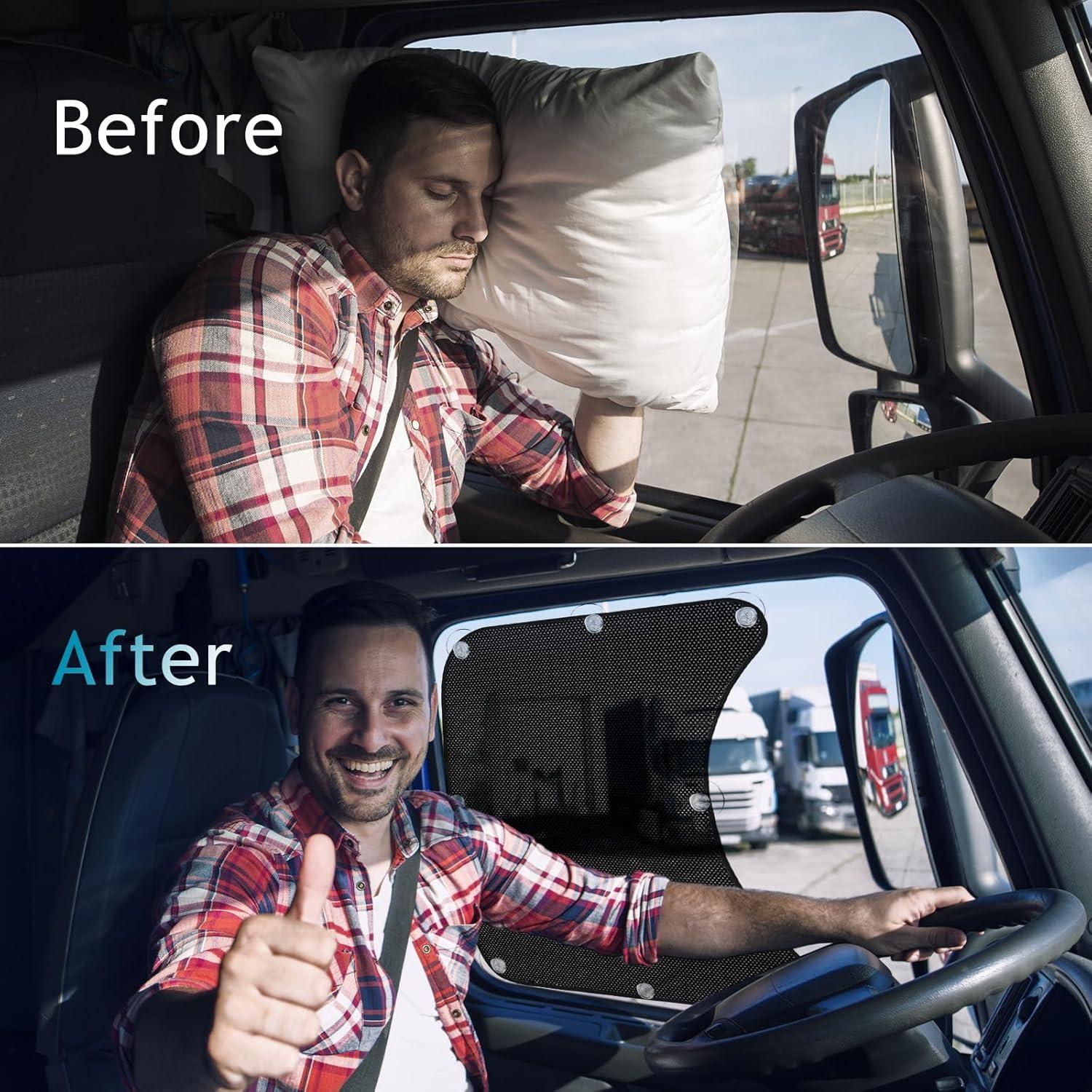 Sombrillas para Ventanas de Camiones Joqepy 60x45cm UV