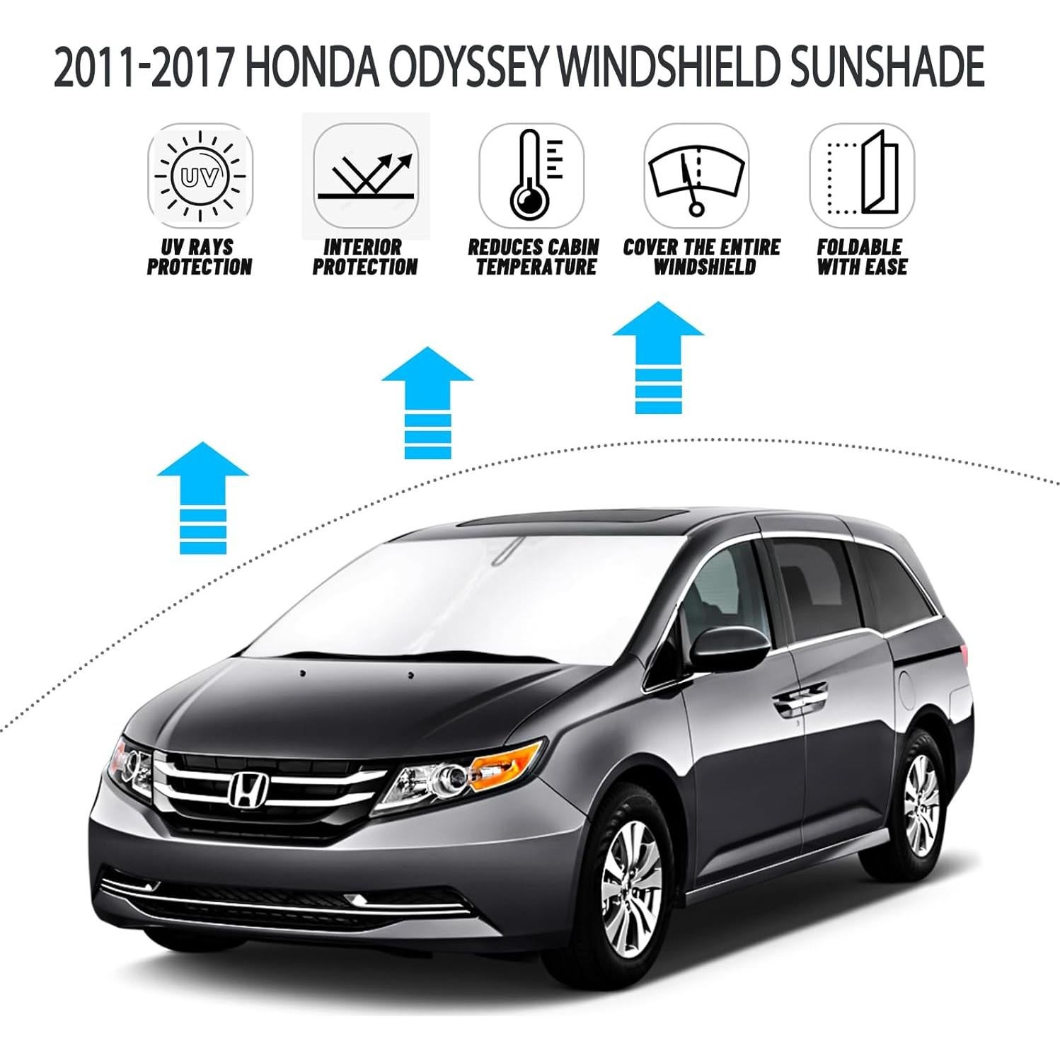 Protector Solar D-Lumina para Parabrisas Honda Odyssey 2011-2017