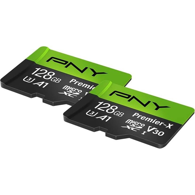 Tarjeta de Memoria PNY Premier-X 128GB MicroSDXC 2-Pack