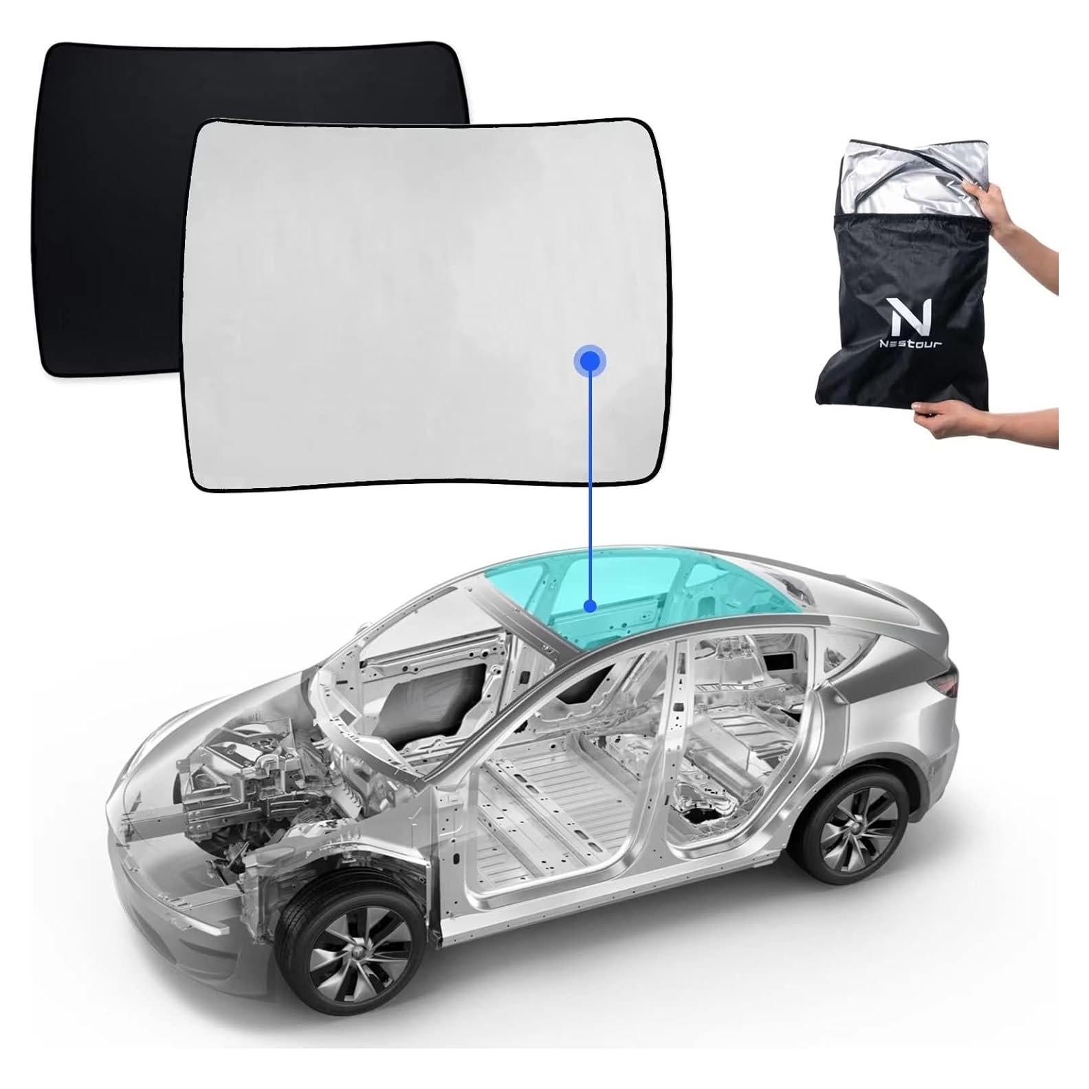 Sombra de Techo Solar Nestour para Tesla Model Y 2020-2023