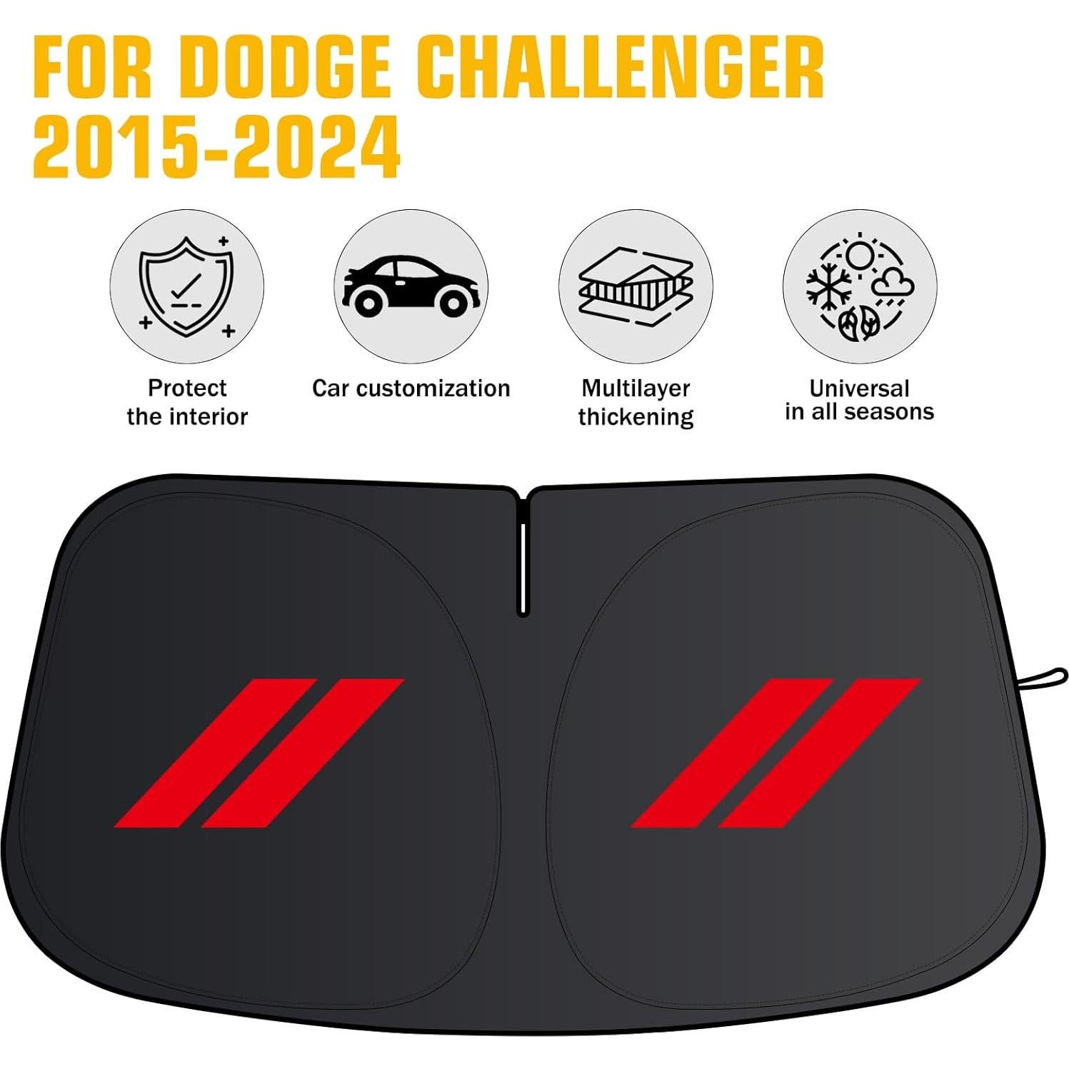 Protector Solar Parabrisas Dodge Challenger 2015-2024 300T