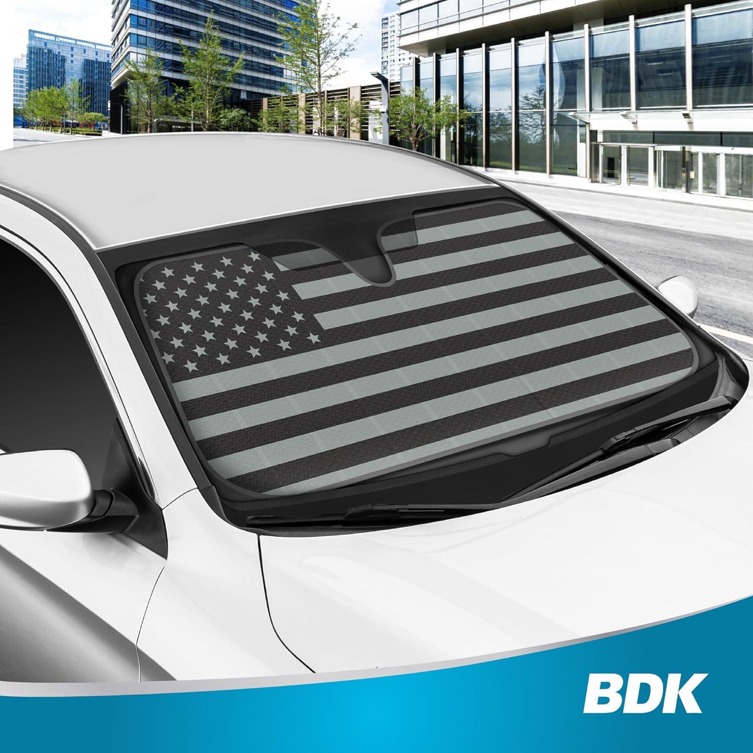 Sombrilla Parabrisas BDK USA Bandera Americana 147x69 cm