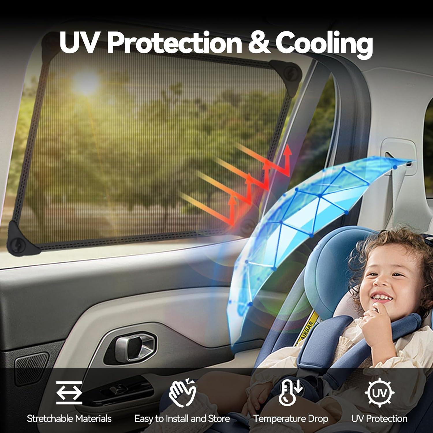 Sombrillas para Ventanas de Auto AUTOFIELD 20x12" UV