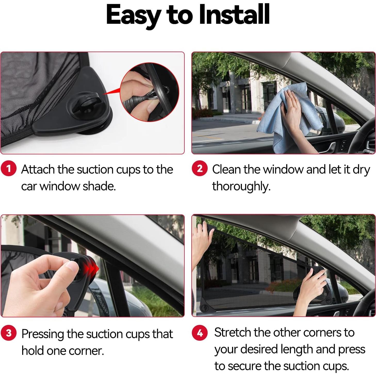 Sombrillas para Ventanas de Auto AUTOFIELD 20x12" UV