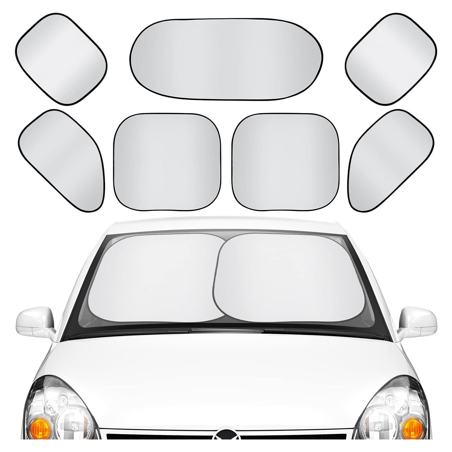 Juego de Sombreadores de Sol Tallew 7 Piezas UV para Auto