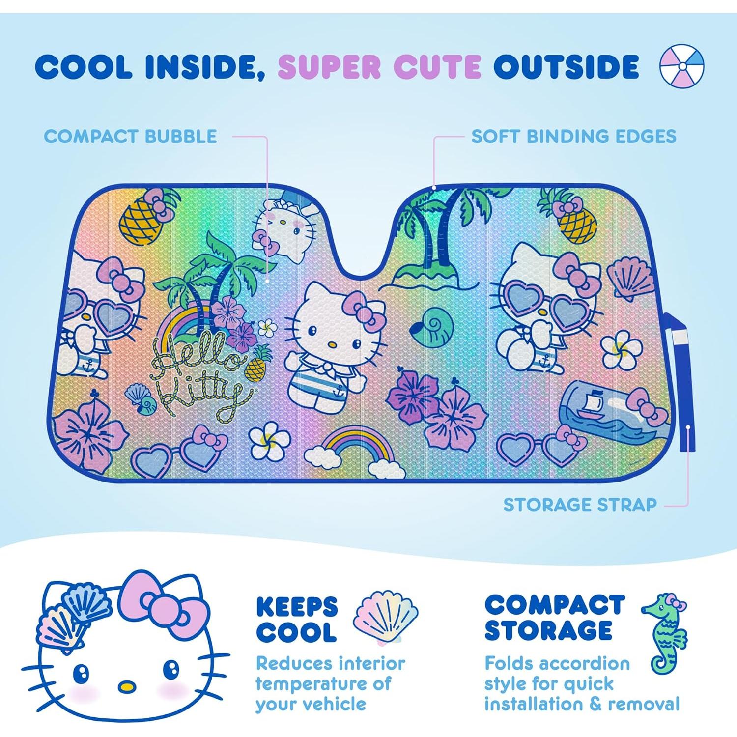 Sombra de Sol Parabrisas Hello Kitty Carbella 147x69 cm