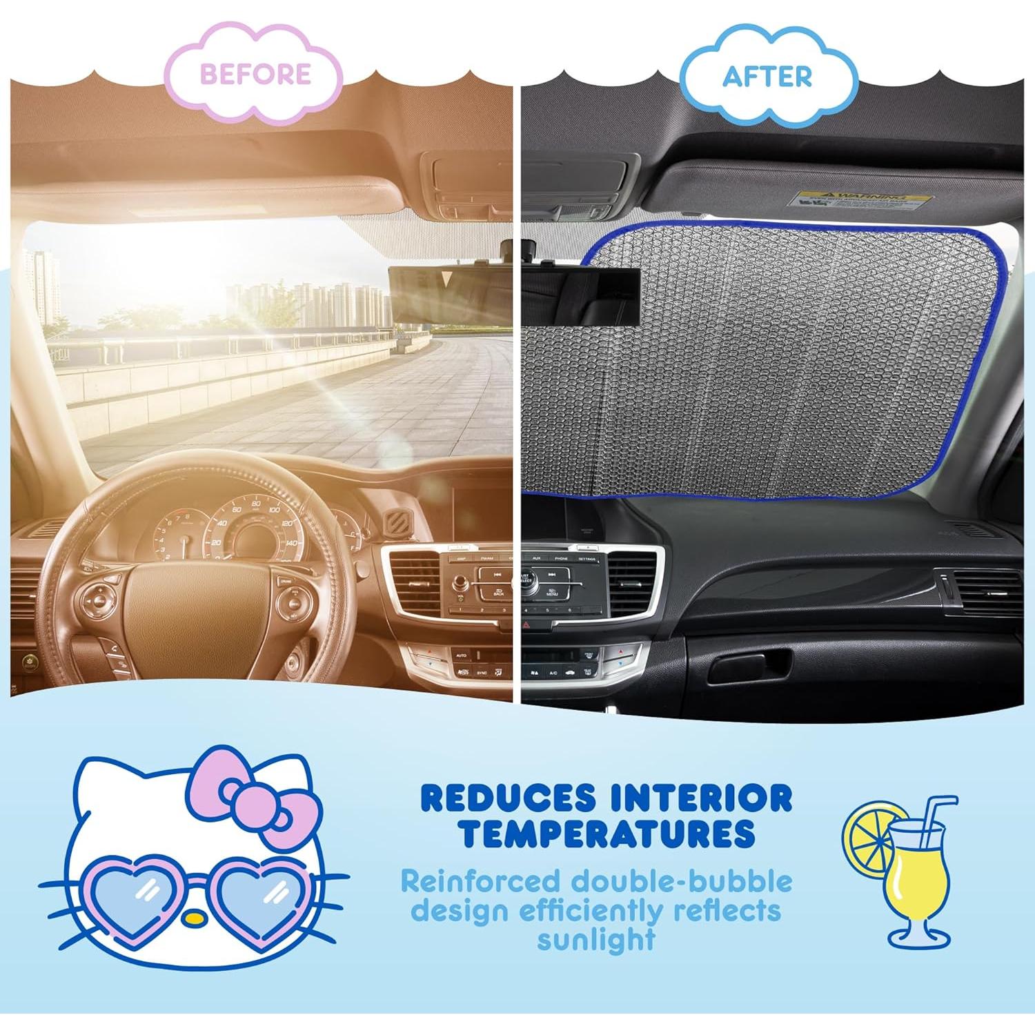 Sombra de Sol Parabrisas Hello Kitty Carbella 147x69 cm