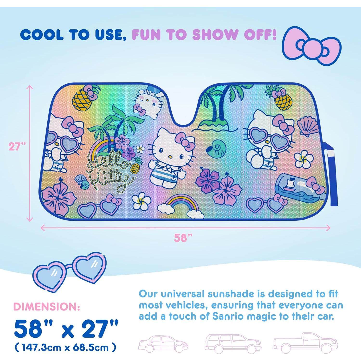 Sombra de Sol Parabrisas Hello Kitty Carbella 147x69 cm