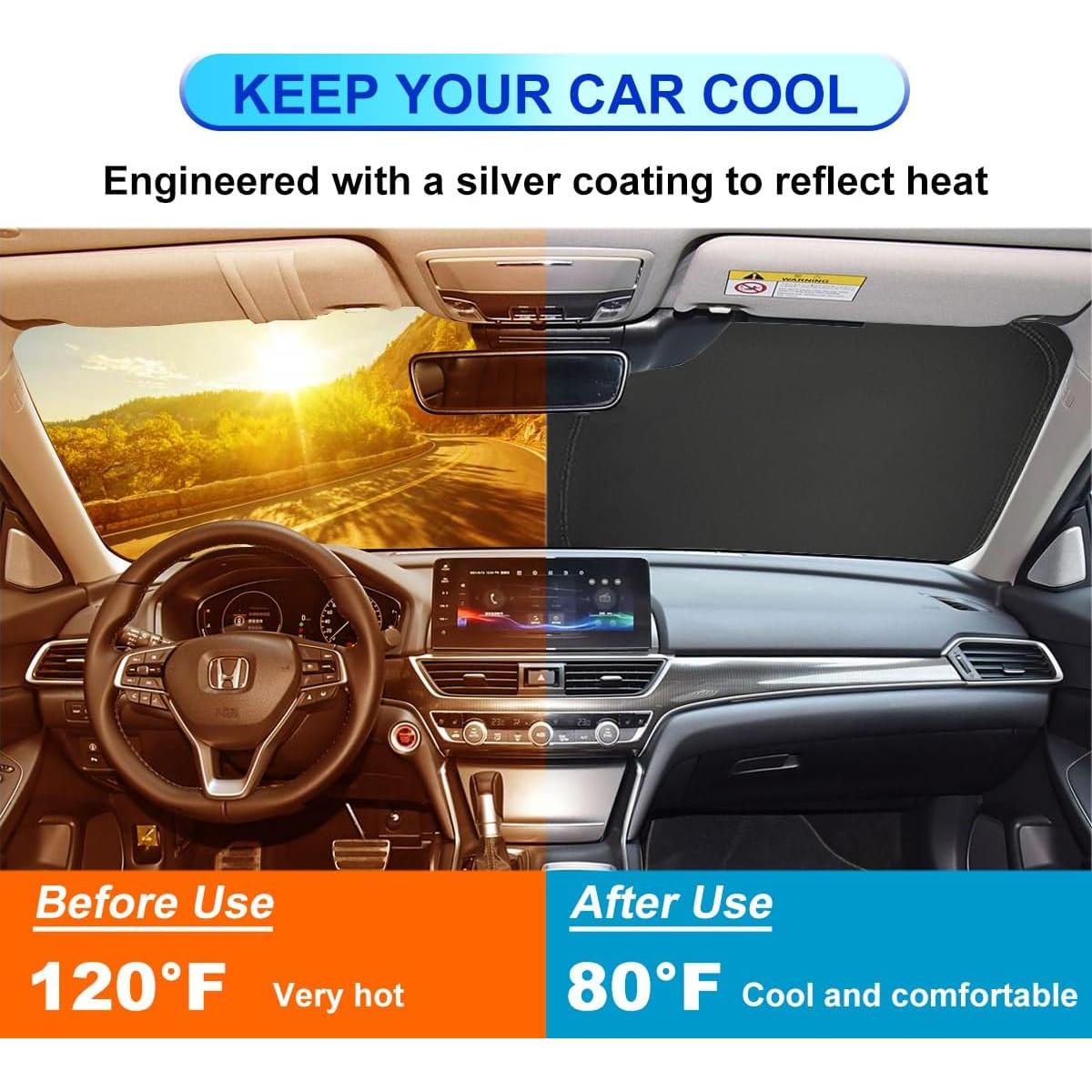 Protector Solar Parabrisas Honda Accord 2013-2017 Plegable UV