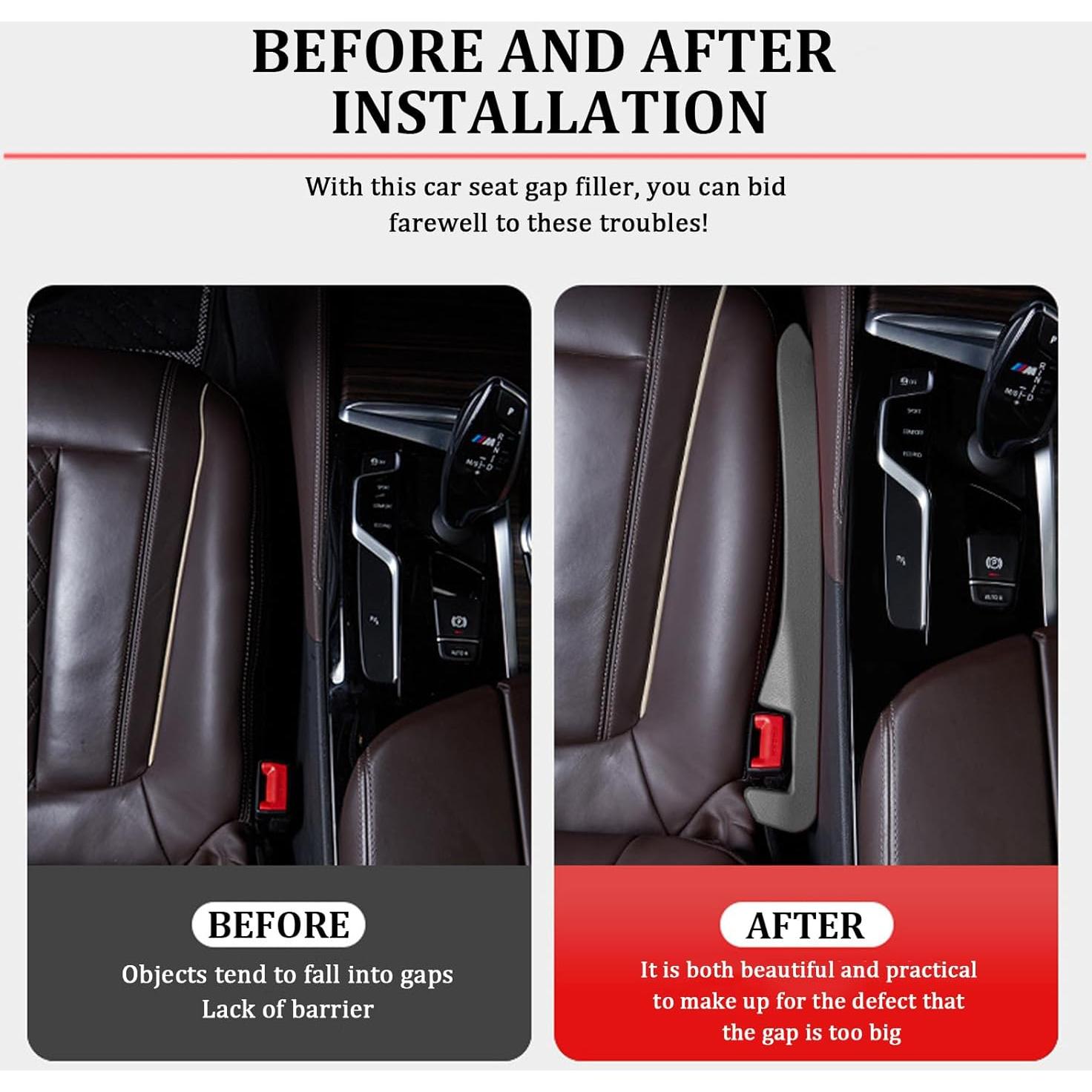 Relleno Espacio entre Asientos de Coche Figpade 2 Piezas