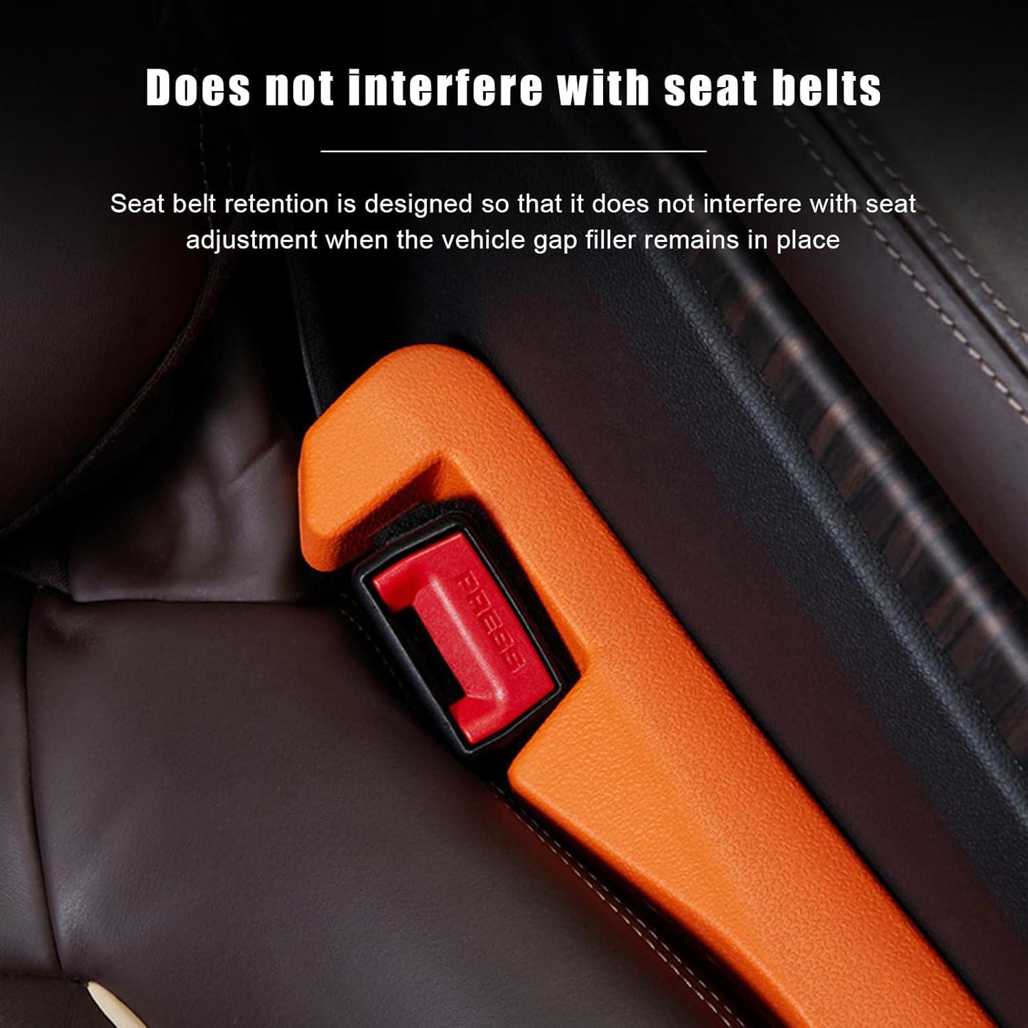 Relleno de Espacio entre Asientos de Auto Sylvil 2 PCS Naranja