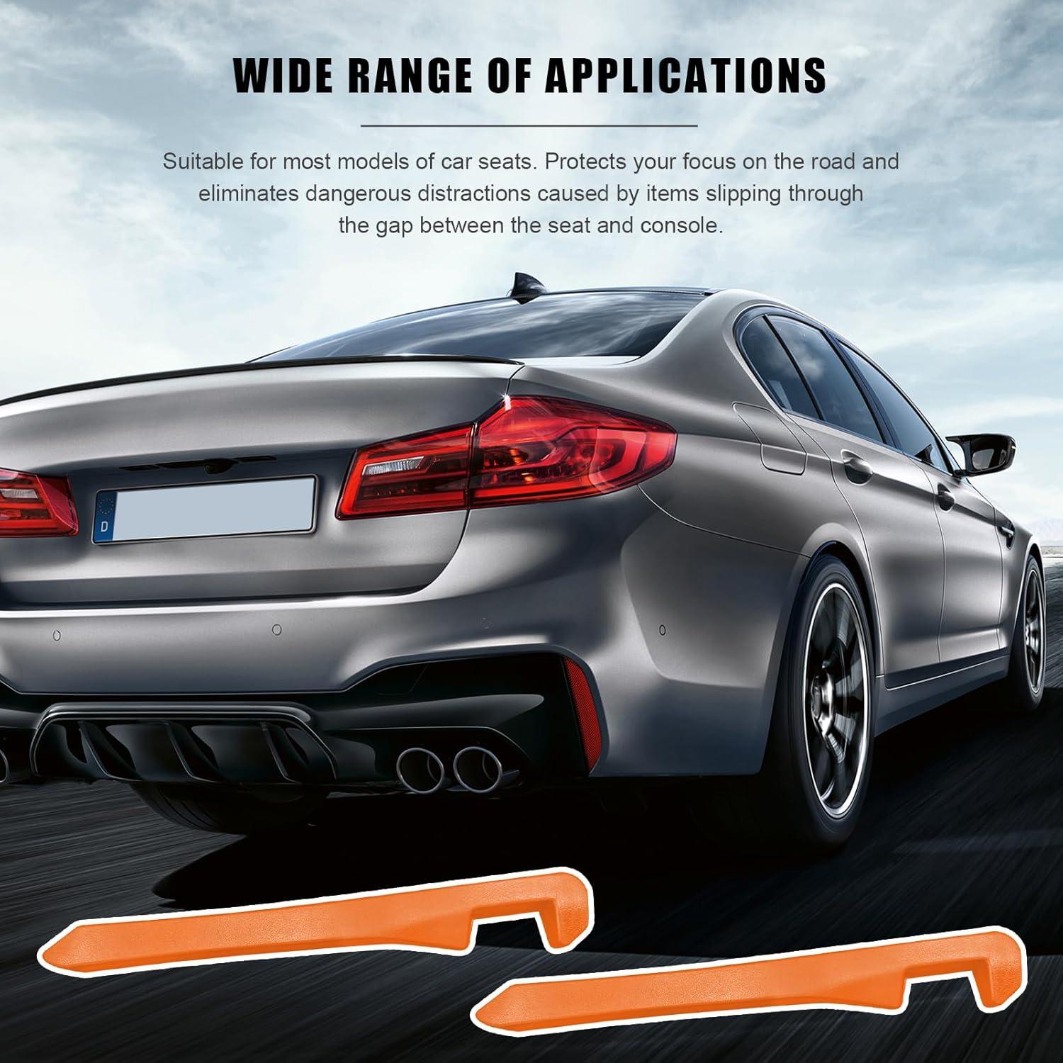 Relleno de Espacio entre Asientos de Auto Sylvil 2 PCS Naranja