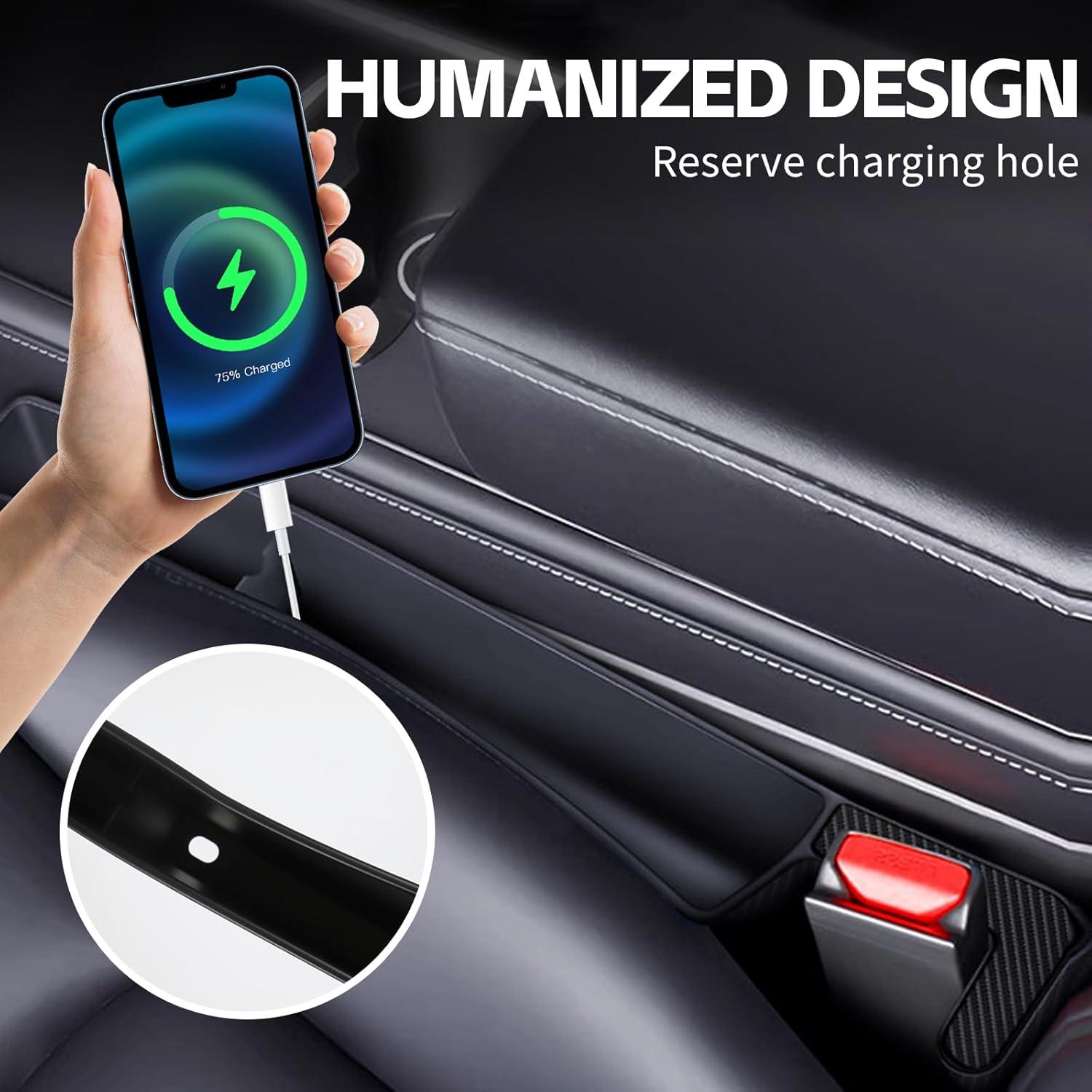 Organizador de Relleno Espacio Asientos Hbxdeco 2PCS Negro