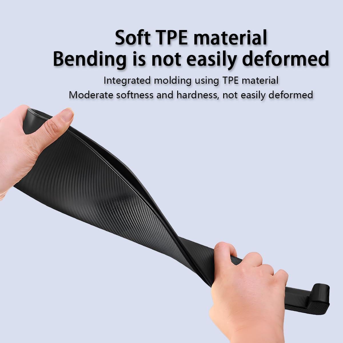 Relleno de Espacio entre Asientos de Coche Osilly 2PCS Negro