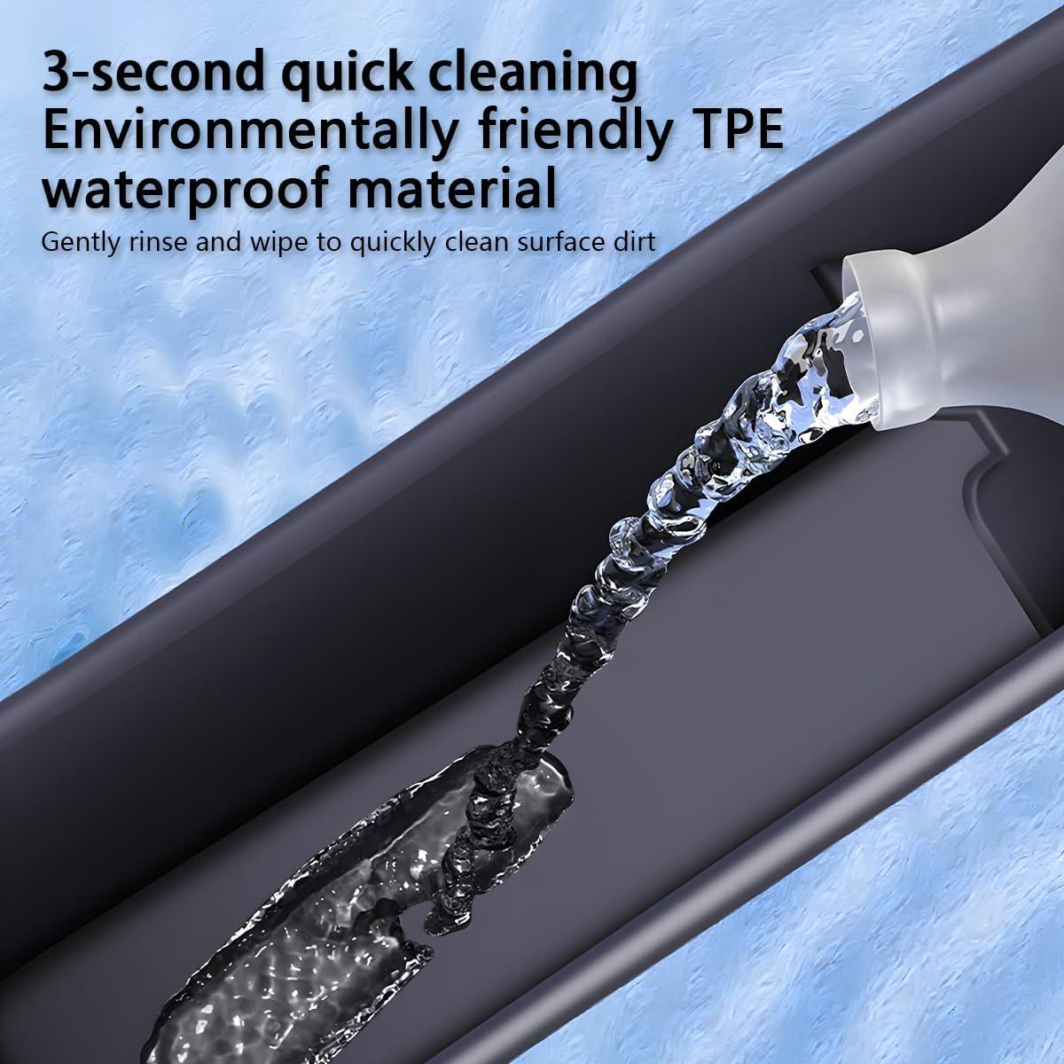 Relleno de Espacio entre Asientos de Coche Osilly 2PCS Negro