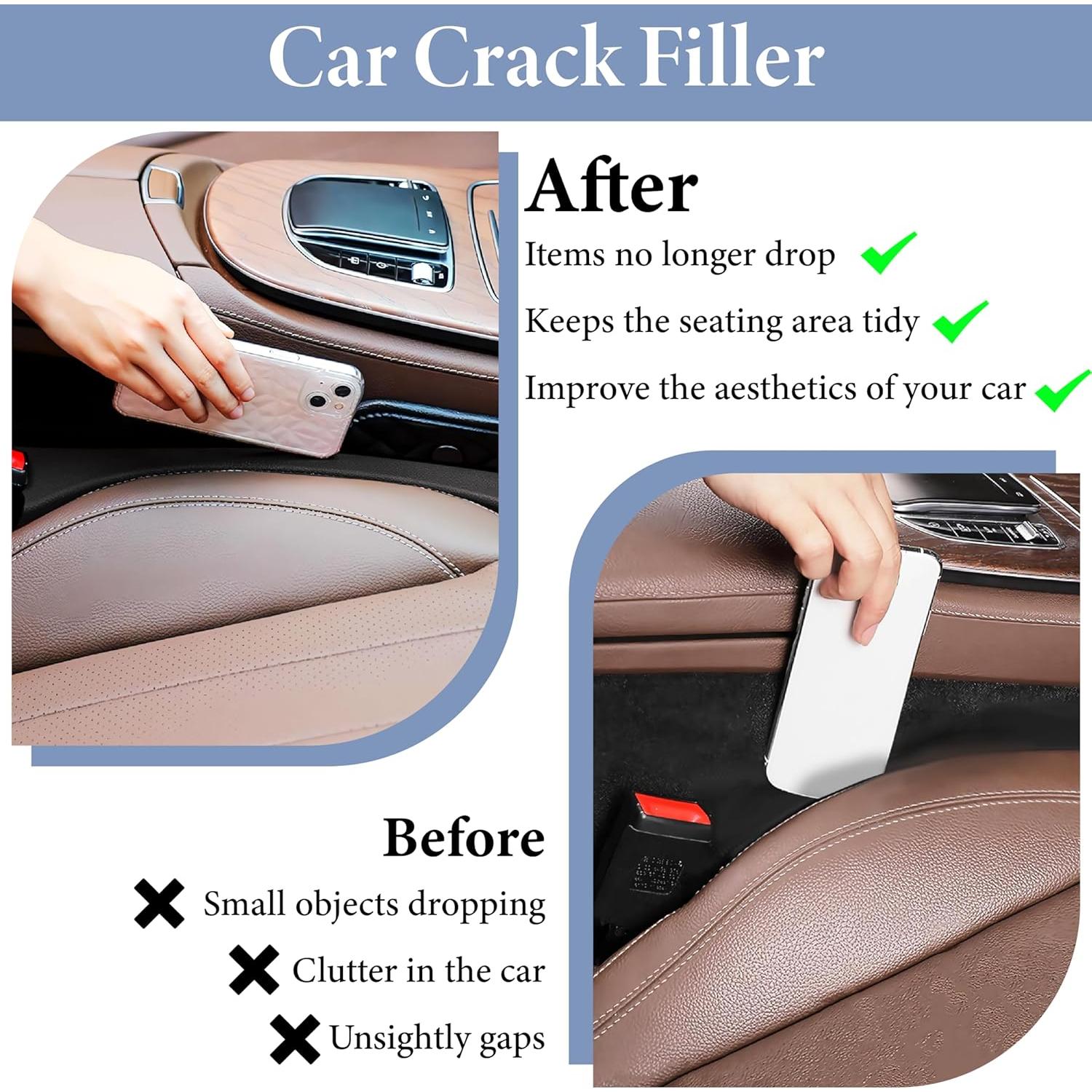 Relleno Espacio Asientos Coche Ecocstm 2 Pcs Universal