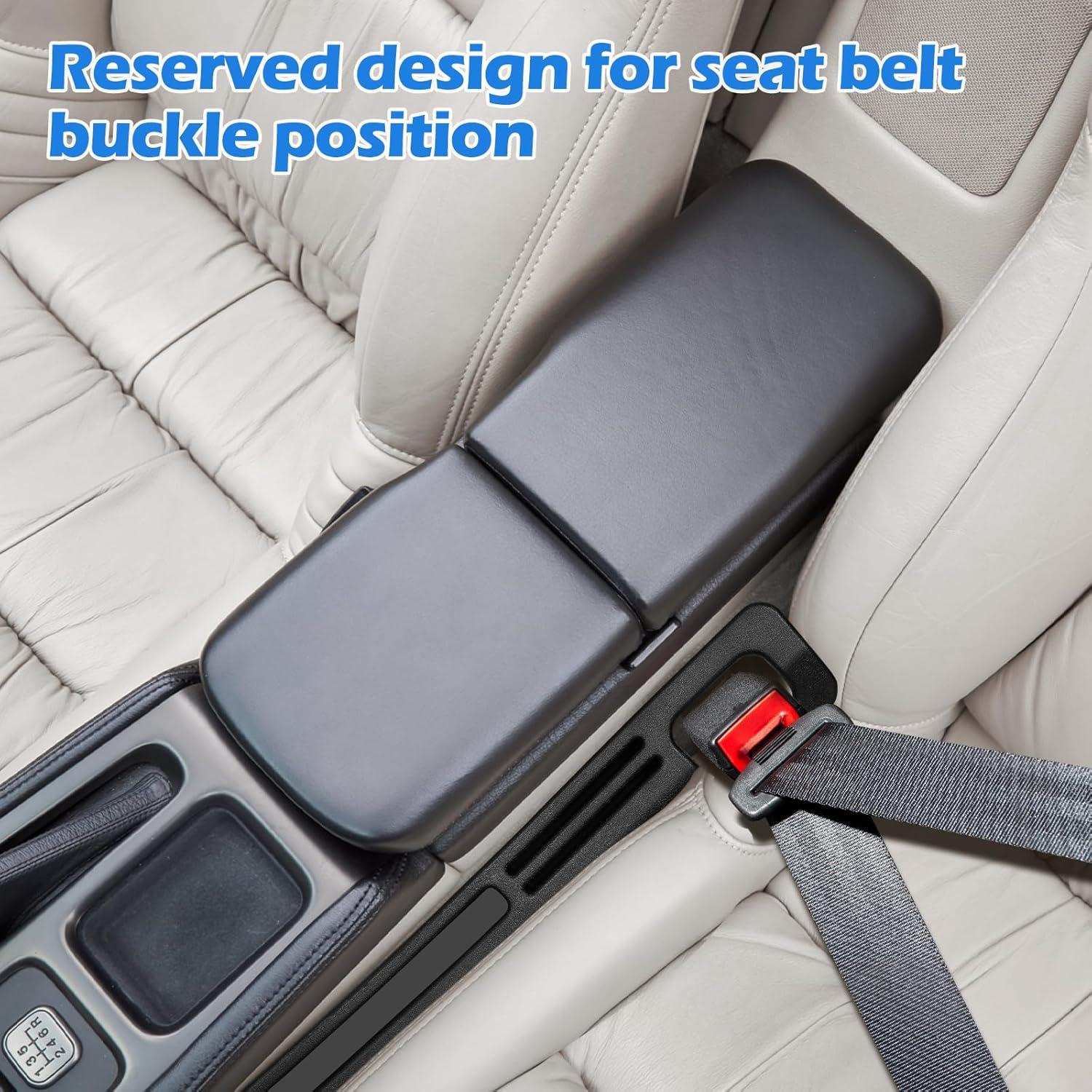 Relleno DEWEST para Espacio de Asiento de Coche Negro - Juego de 2