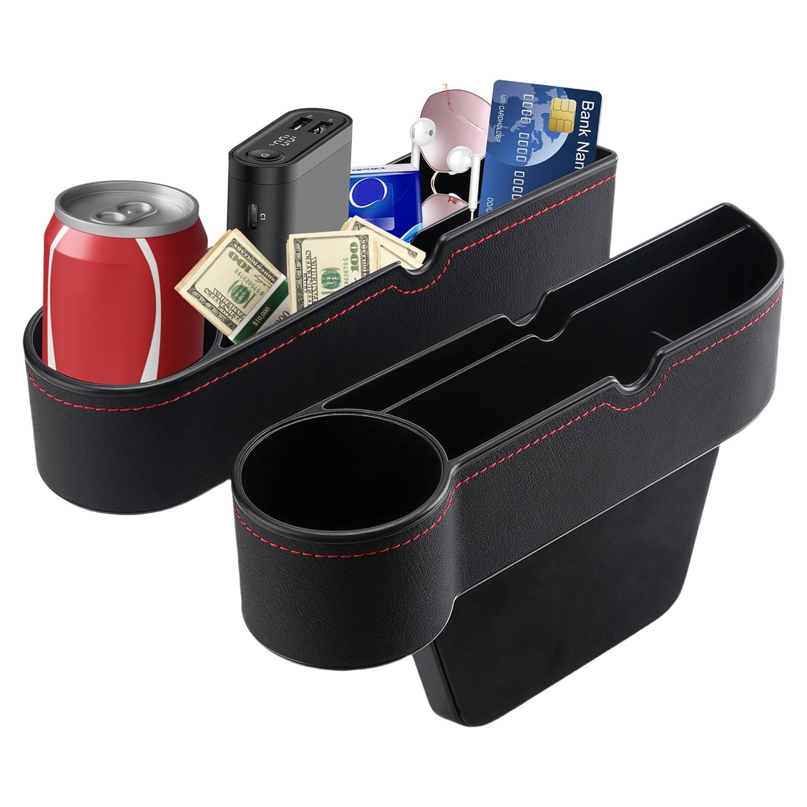 Organizador de Relleno de Espacio entre Asientos AIUSLN - Cuero PU