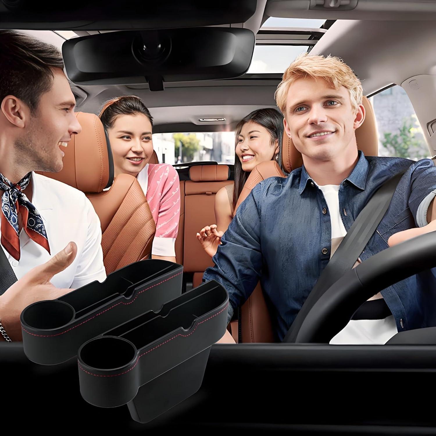 Organizador de Relleno de Espacio entre Asientos AIUSLN - Cuero PU