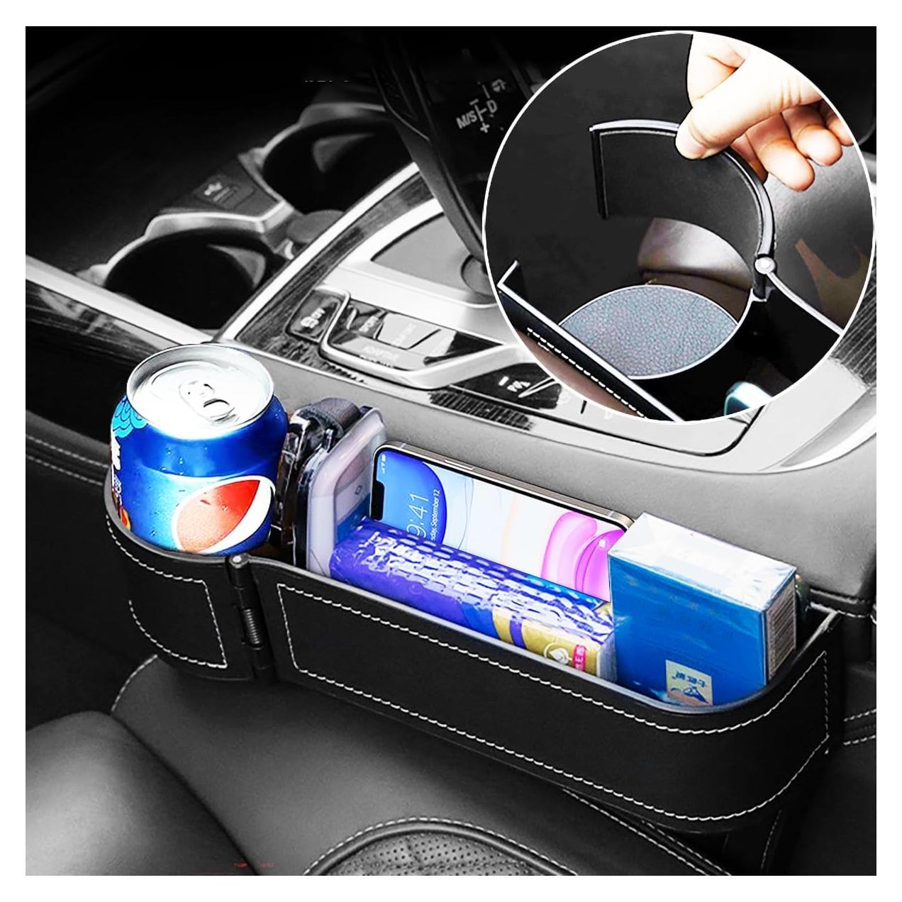 Organizador de Auto MTGOCHA Relleno Espacio Asientos Negro