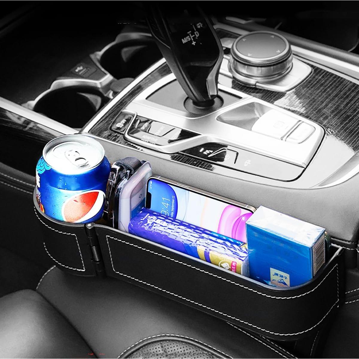 Organizador de Auto MTGOCHA Relleno Espacio Asientos Negro