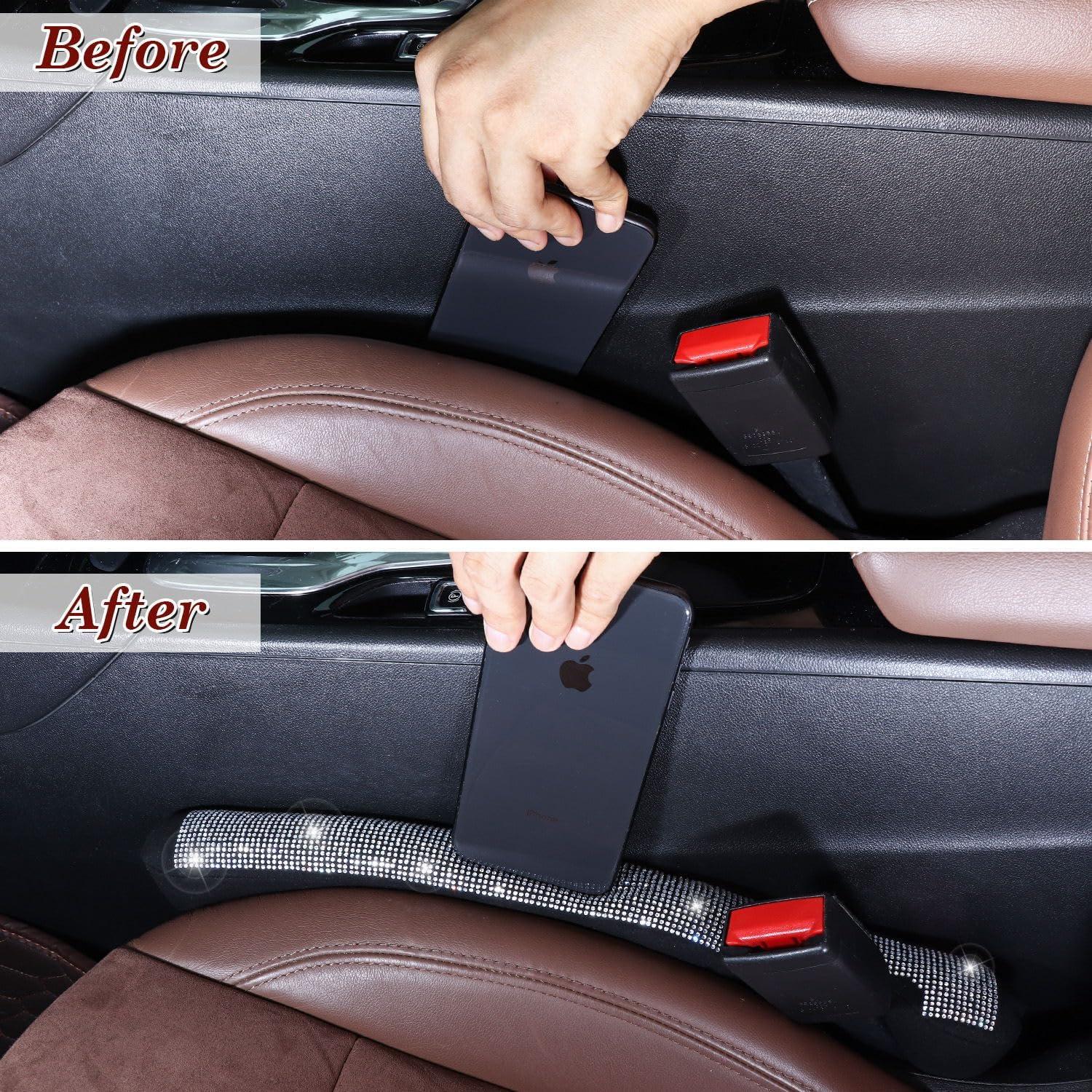 Relleno Espacio Asientos Coche ToBeQueen Plata - Juego 2 Pzs